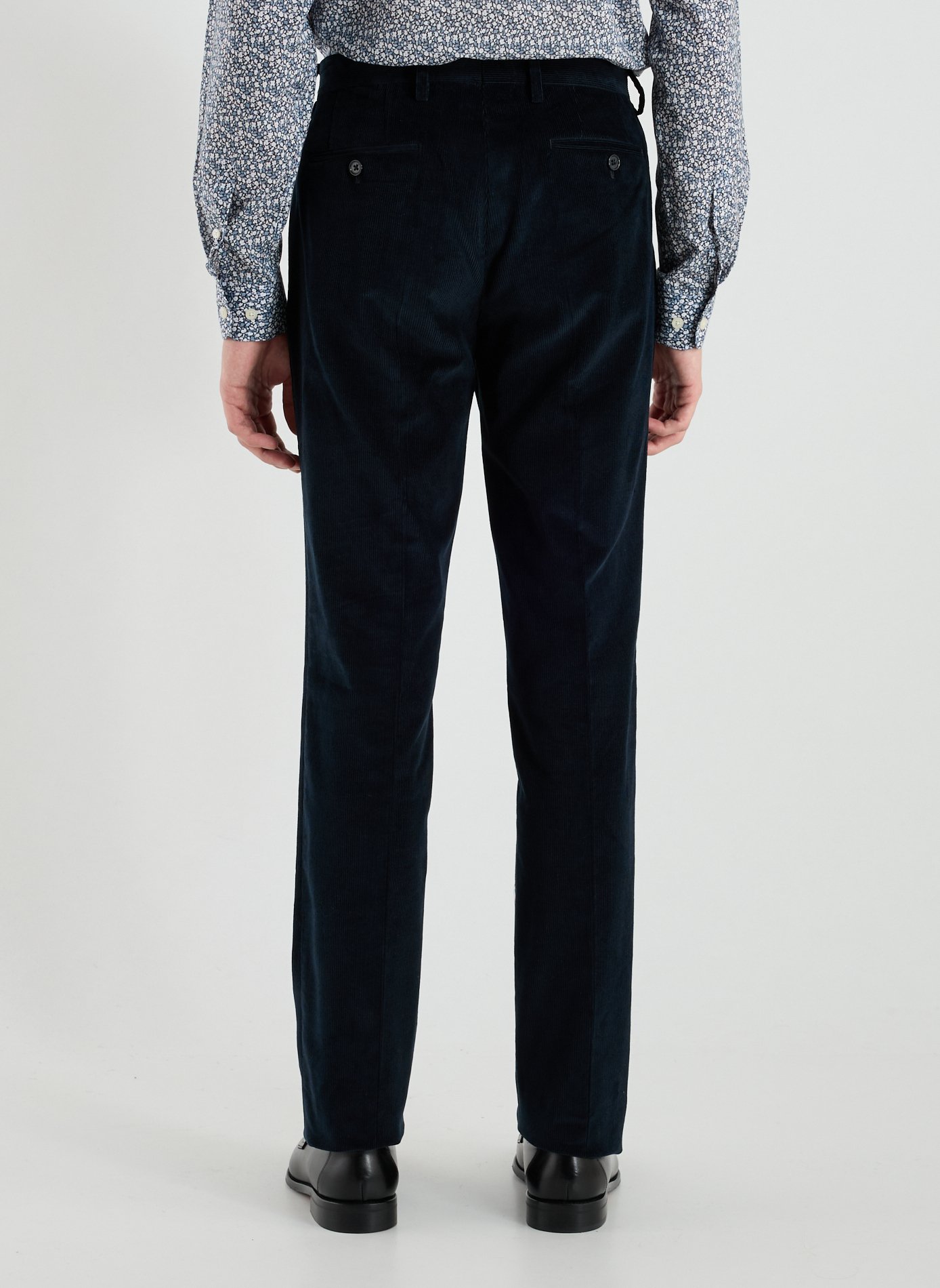 Corduroy wool blend suit AU PRINTEMPS PARIS Blue