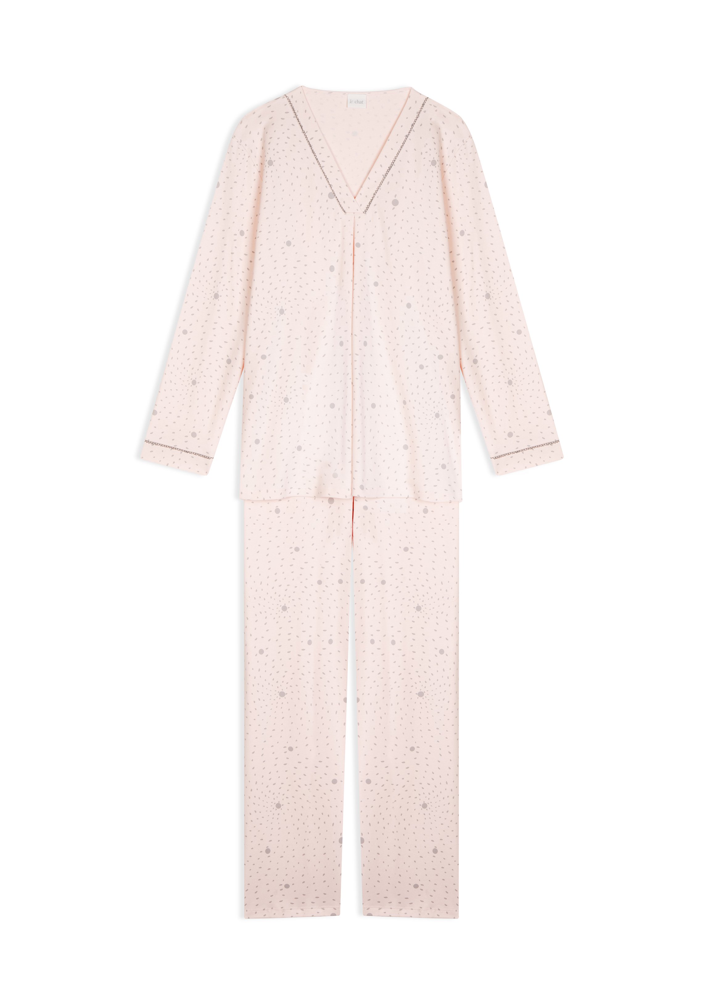 Pyjama en coton cosy 102 LE CHAT Multicolore