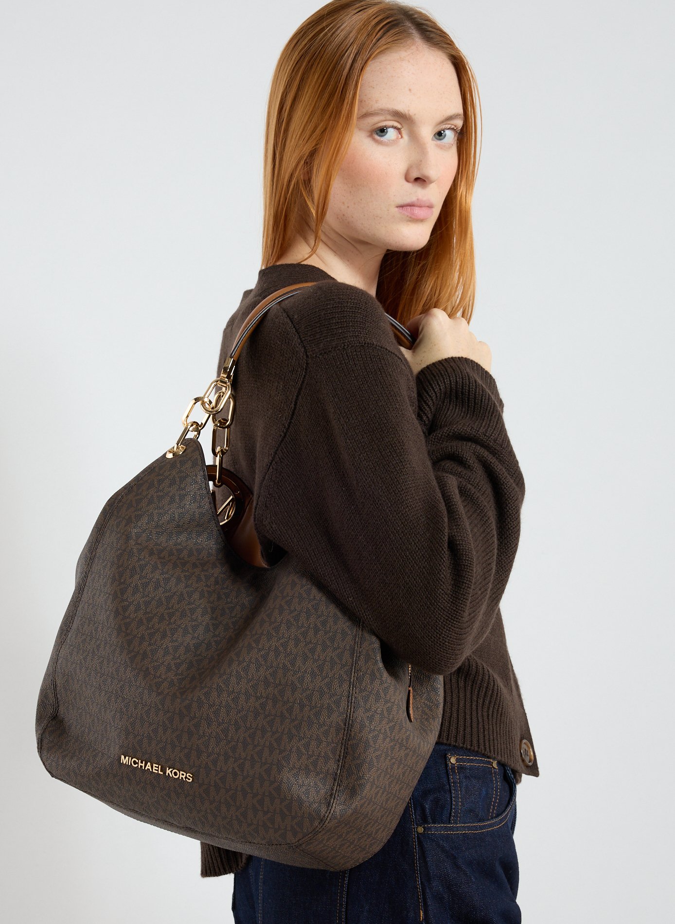 Monogrammed shoulder bag MICHAEL KORS Multicolour