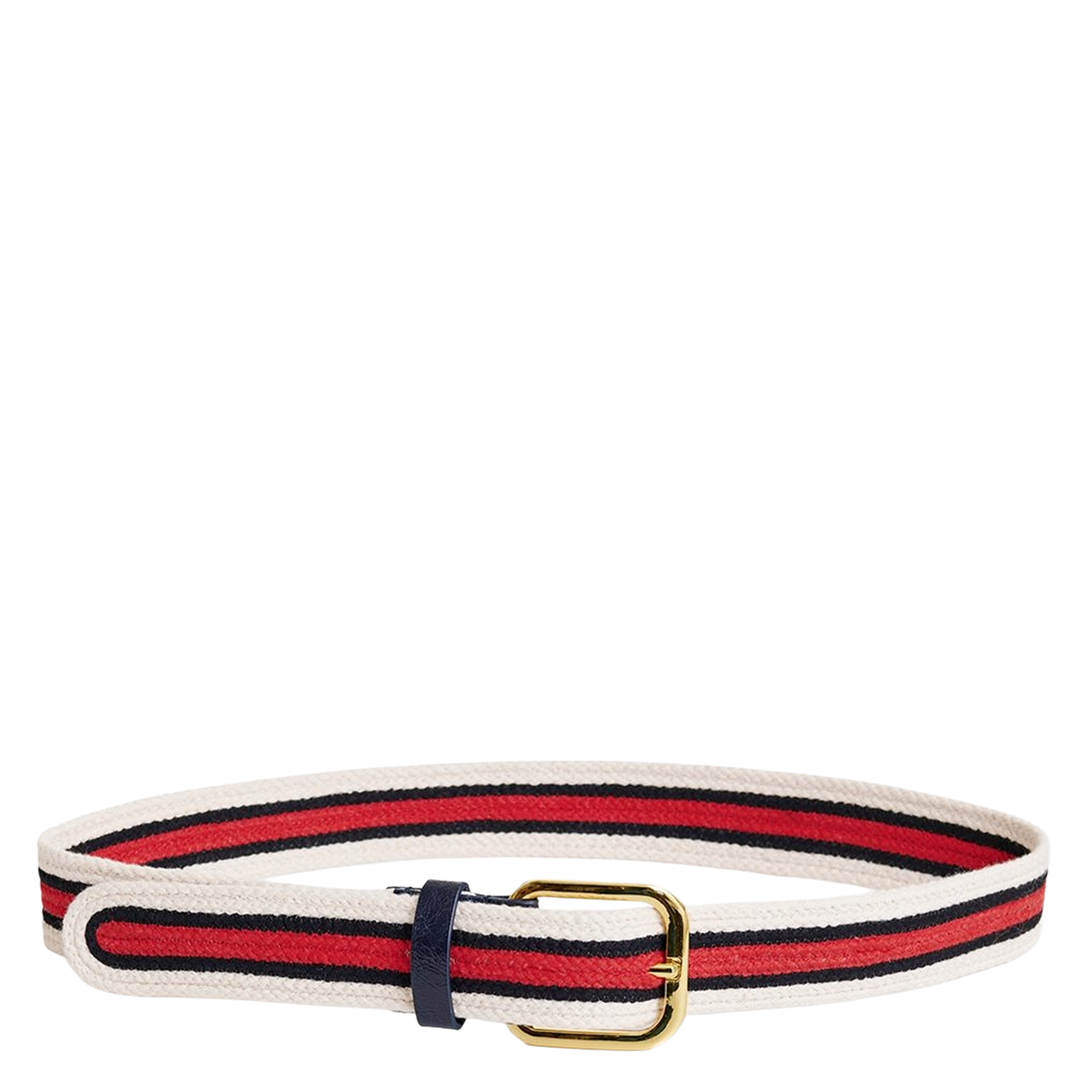 Ceinture en coton rayé jedance ESSENTIEL ANTWERP Rouge