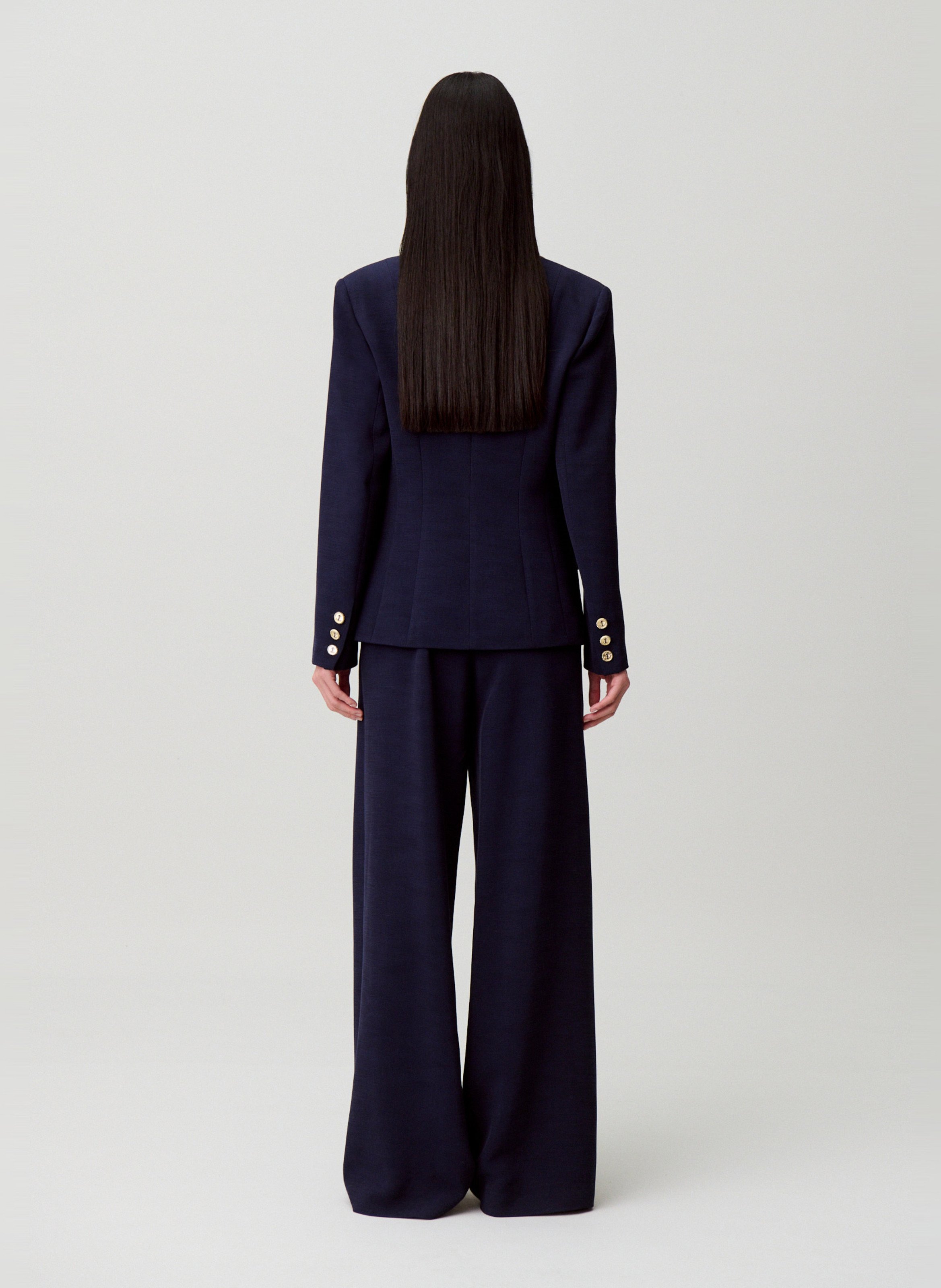 Veste col v CLAUDIE PIERLOT Bleu