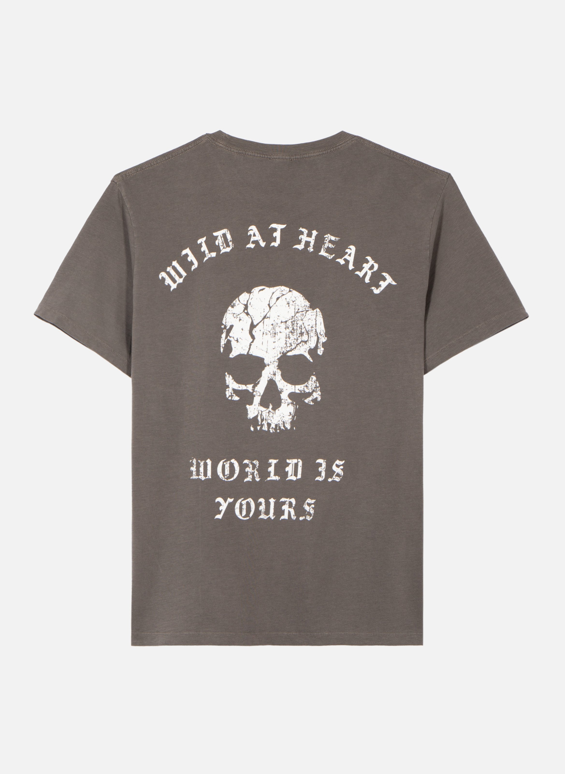 T-shirt avec sérigraphie skull THE KOOPLES Gris