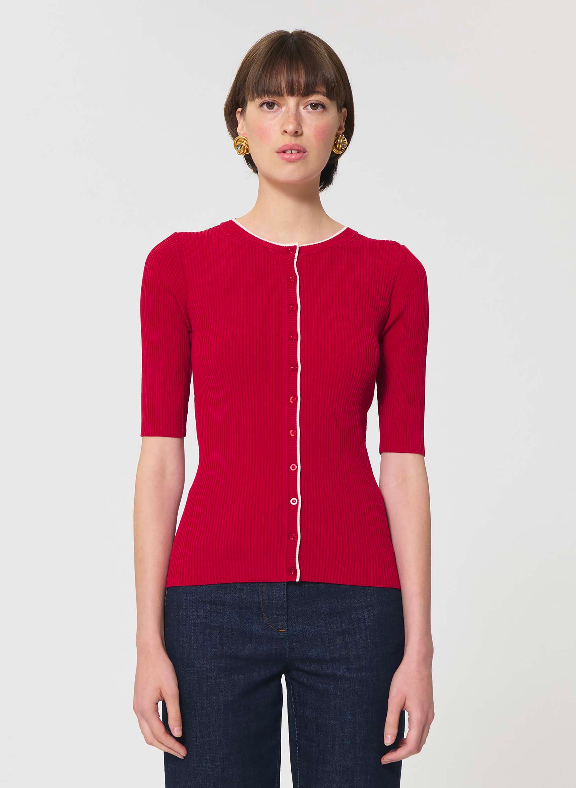 Gilet gipsy TARA JARMON Rouge