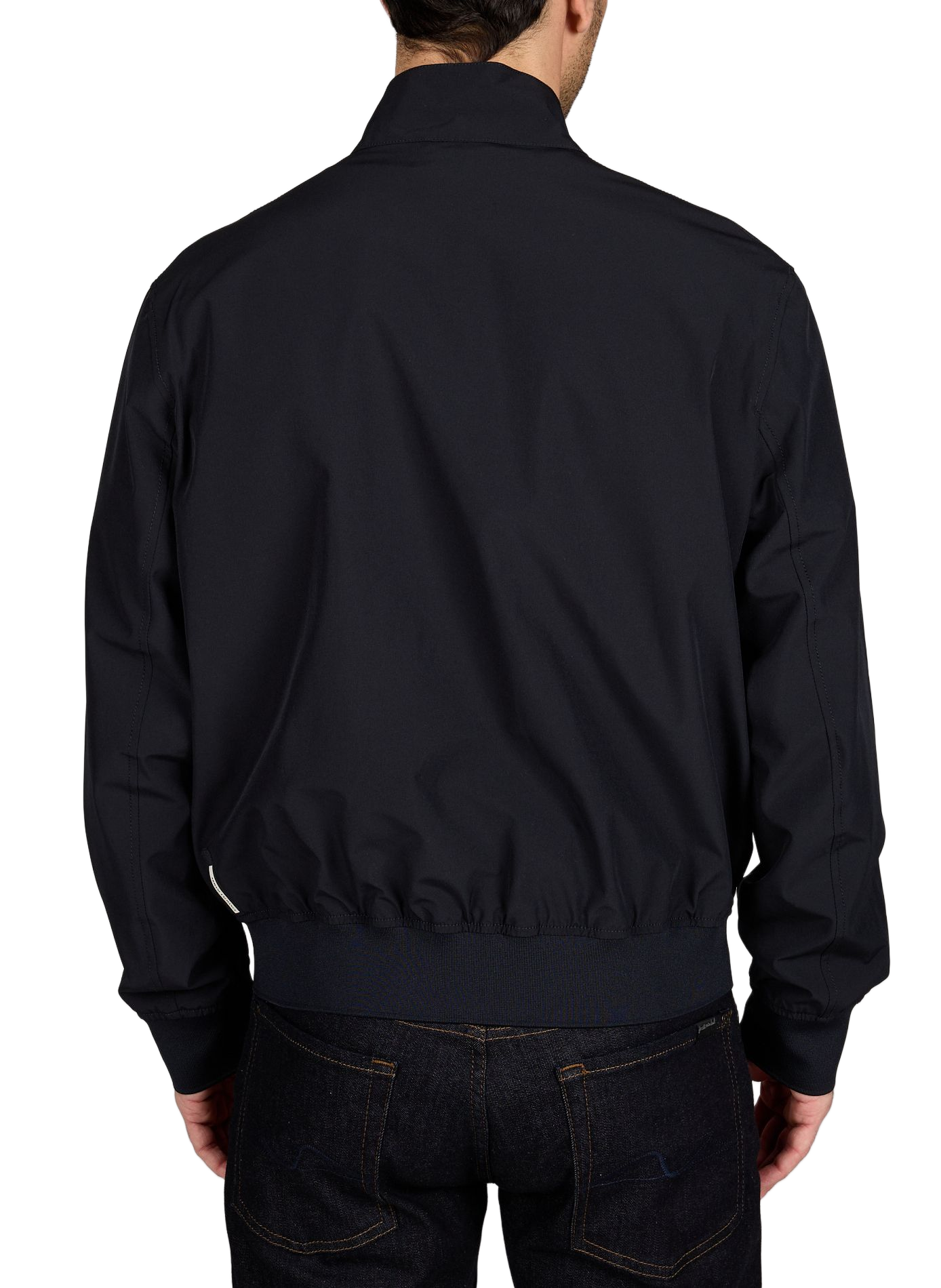 Blouson droit à col montant ARMANI EXCHANGE Bleu