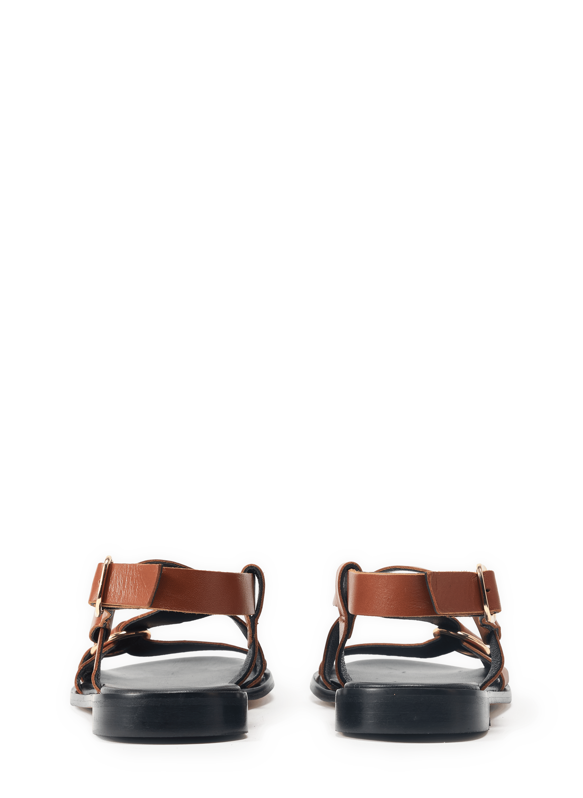 Sandales Maelys en cuir MAISON TOUFET Marron