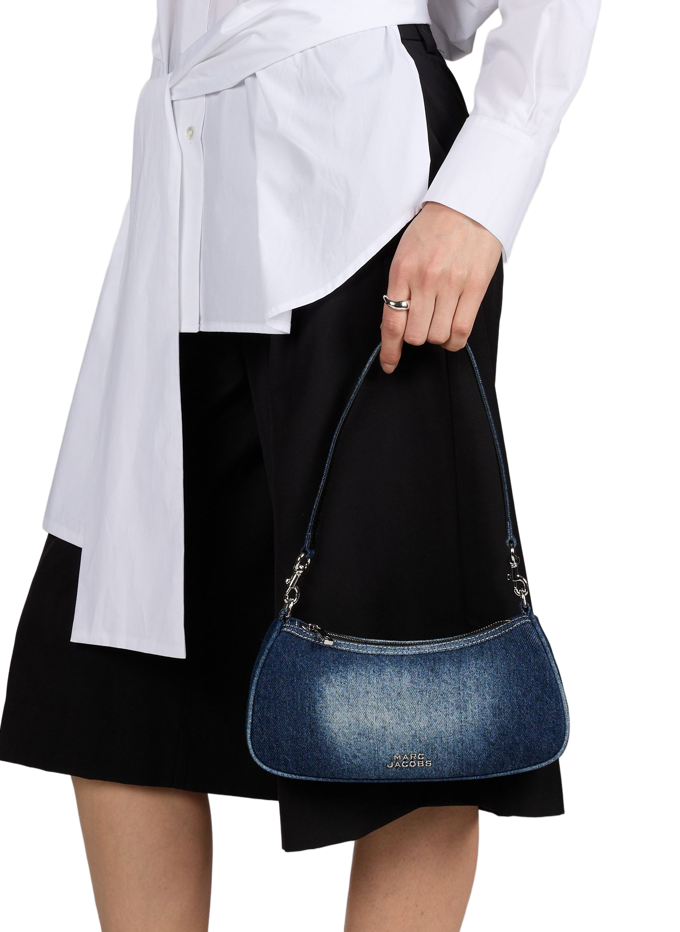 Denim shoulder bag MARC JACOBS Blue