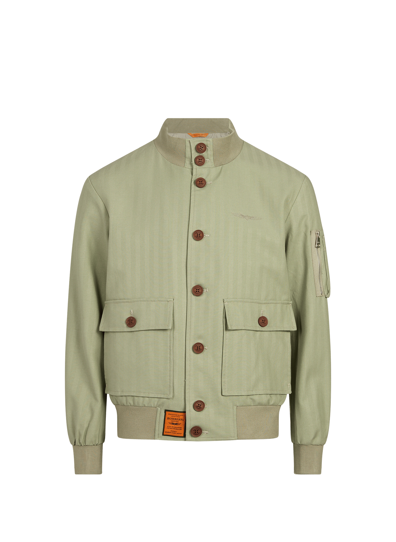 Bombers à col boutonné BOMBERS ORIGINAL Kaki