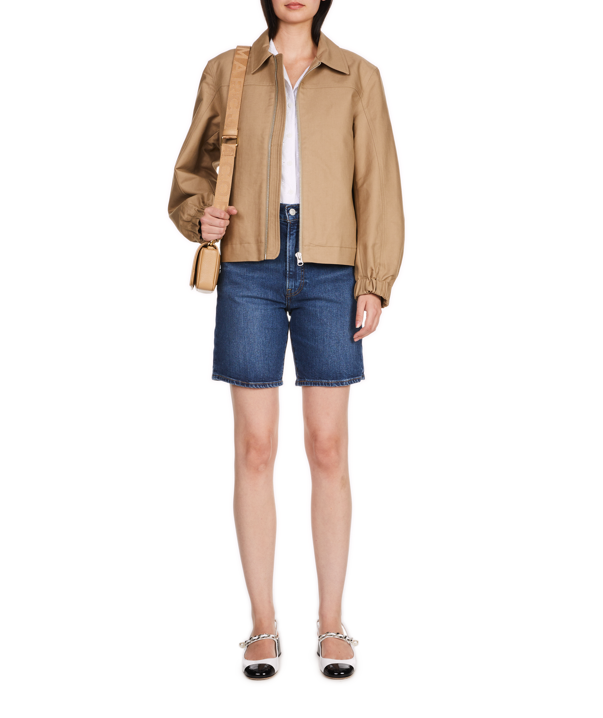 Sac à bandoulière en cuir Marron