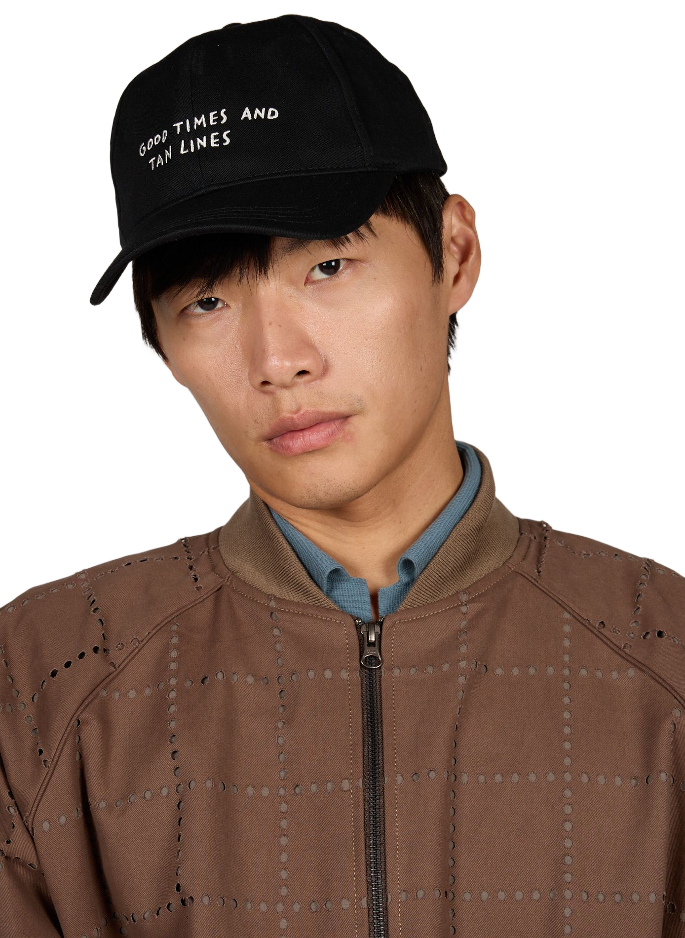 Good Times And Tan Lines cotton cap CLOSED Black