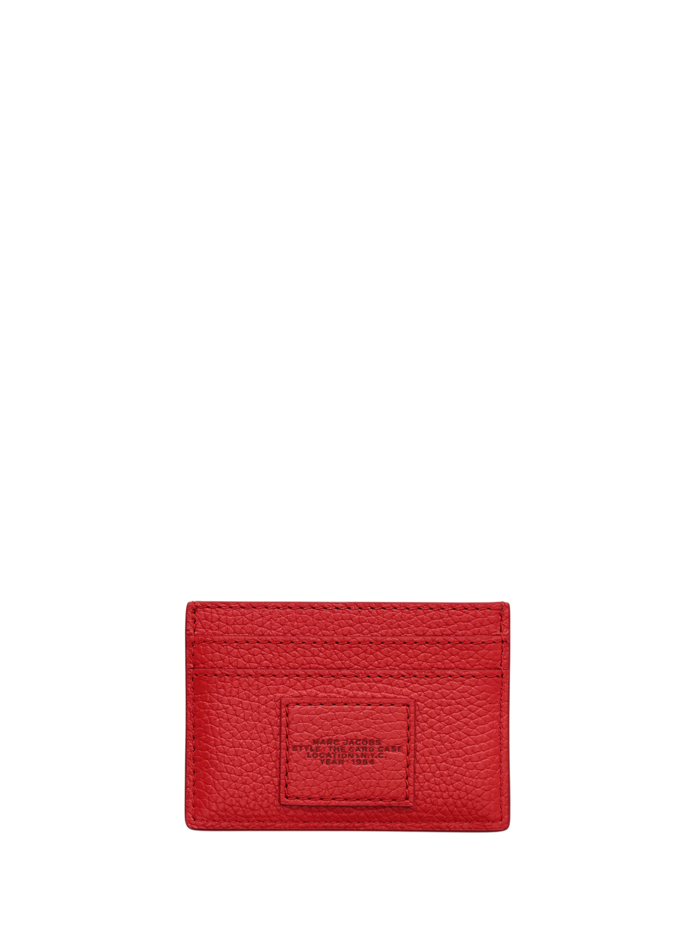  Leather card holder MARC JACOBS Red
