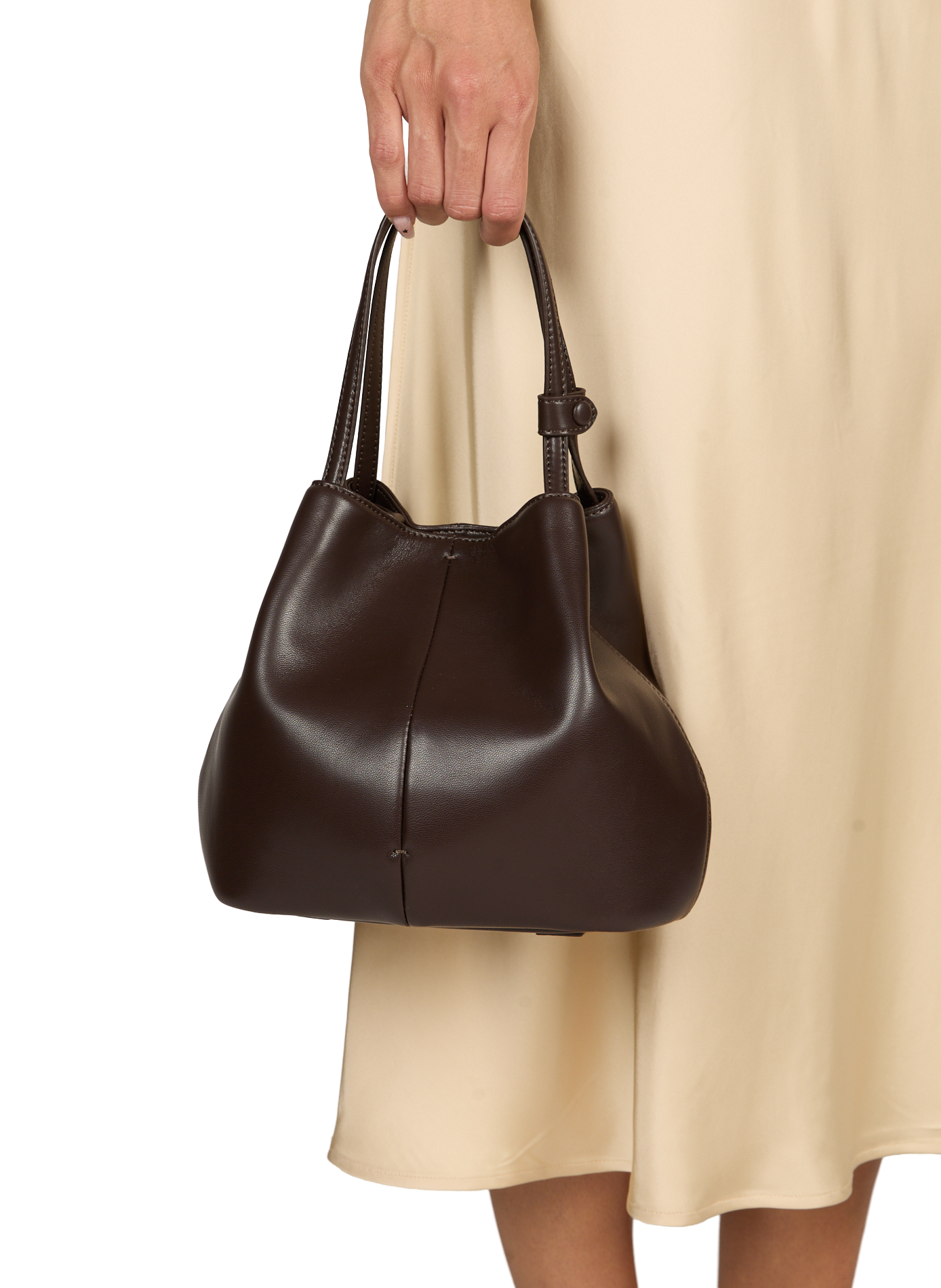 Cleo leather handbag ATELIER DE LUMEN Brown