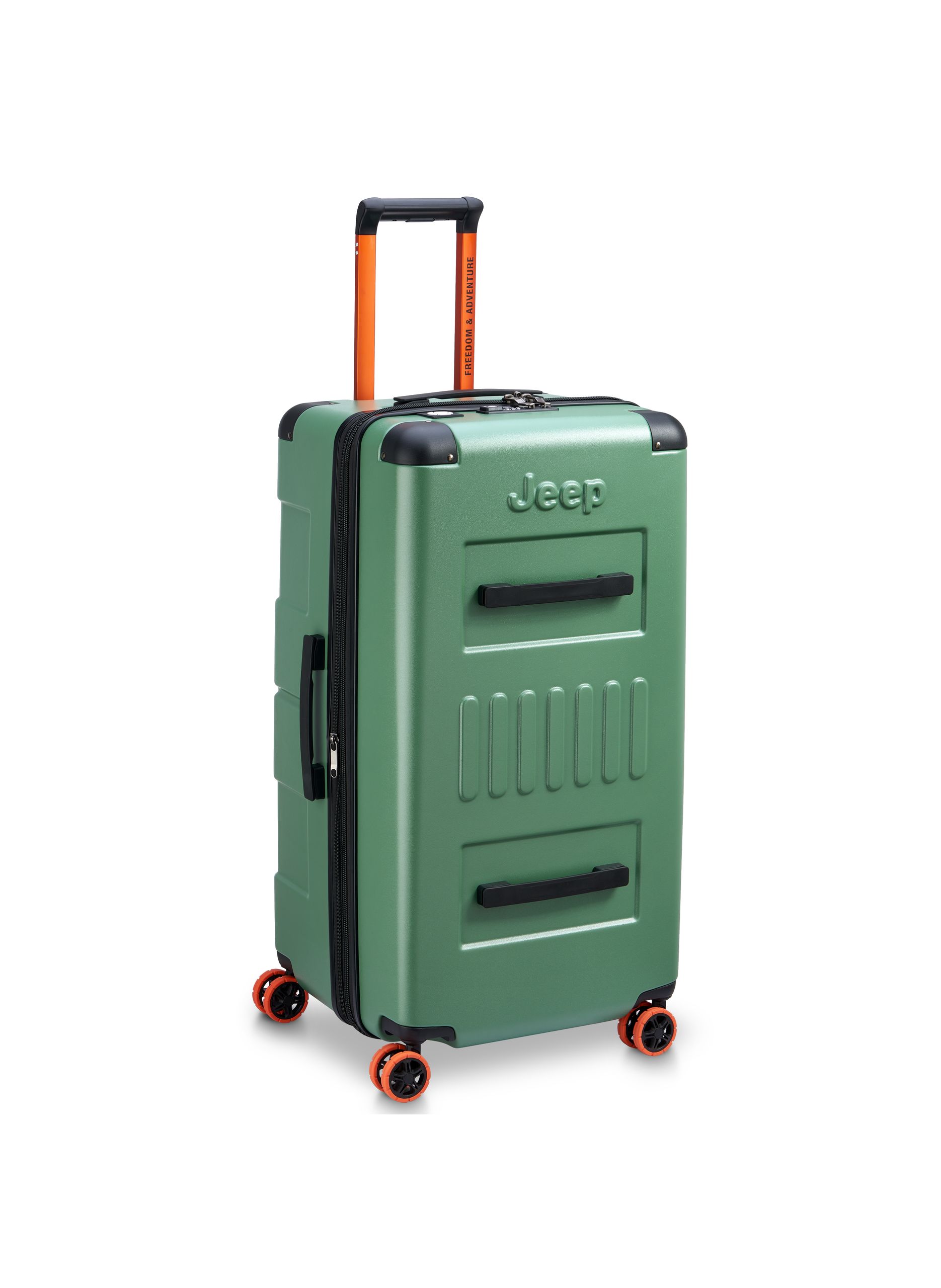 Valise soute rigide taille xxl - jh002b JEEP Vert
