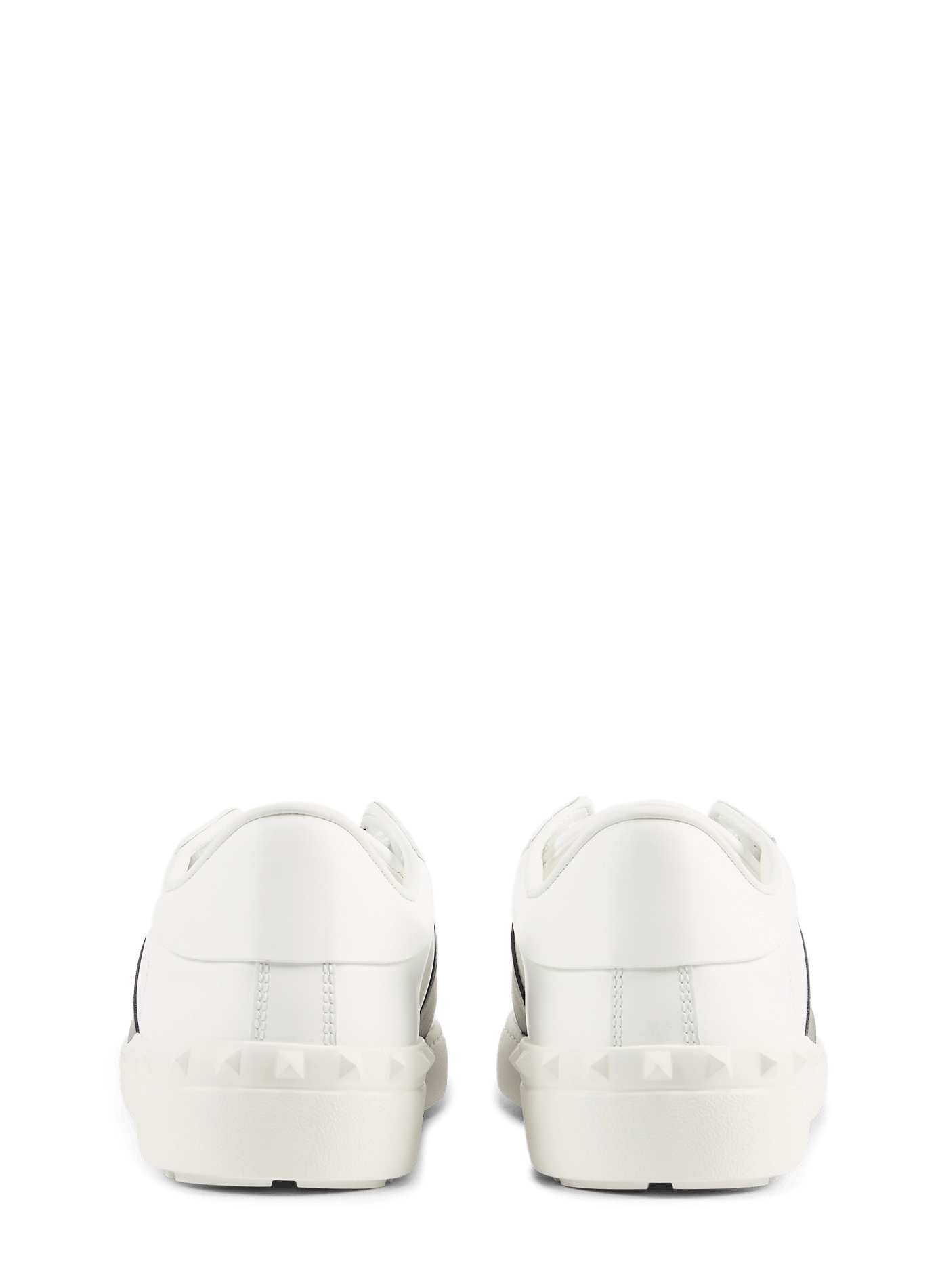 Leather low-top sneakers VALENTINO White