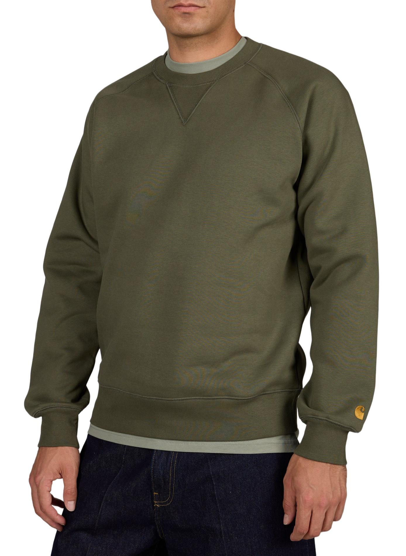 Sweatshirt droit en coton mélangé CARHARTT WIP Vert