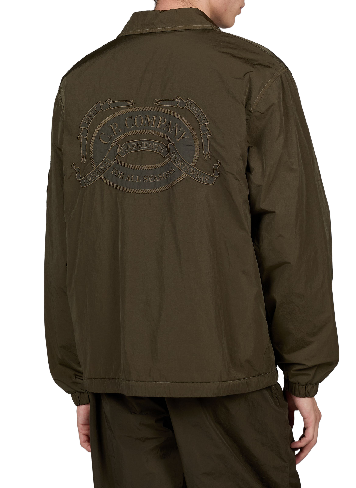 Jacket with embroidered logo | Khaki CP COMPANY Men