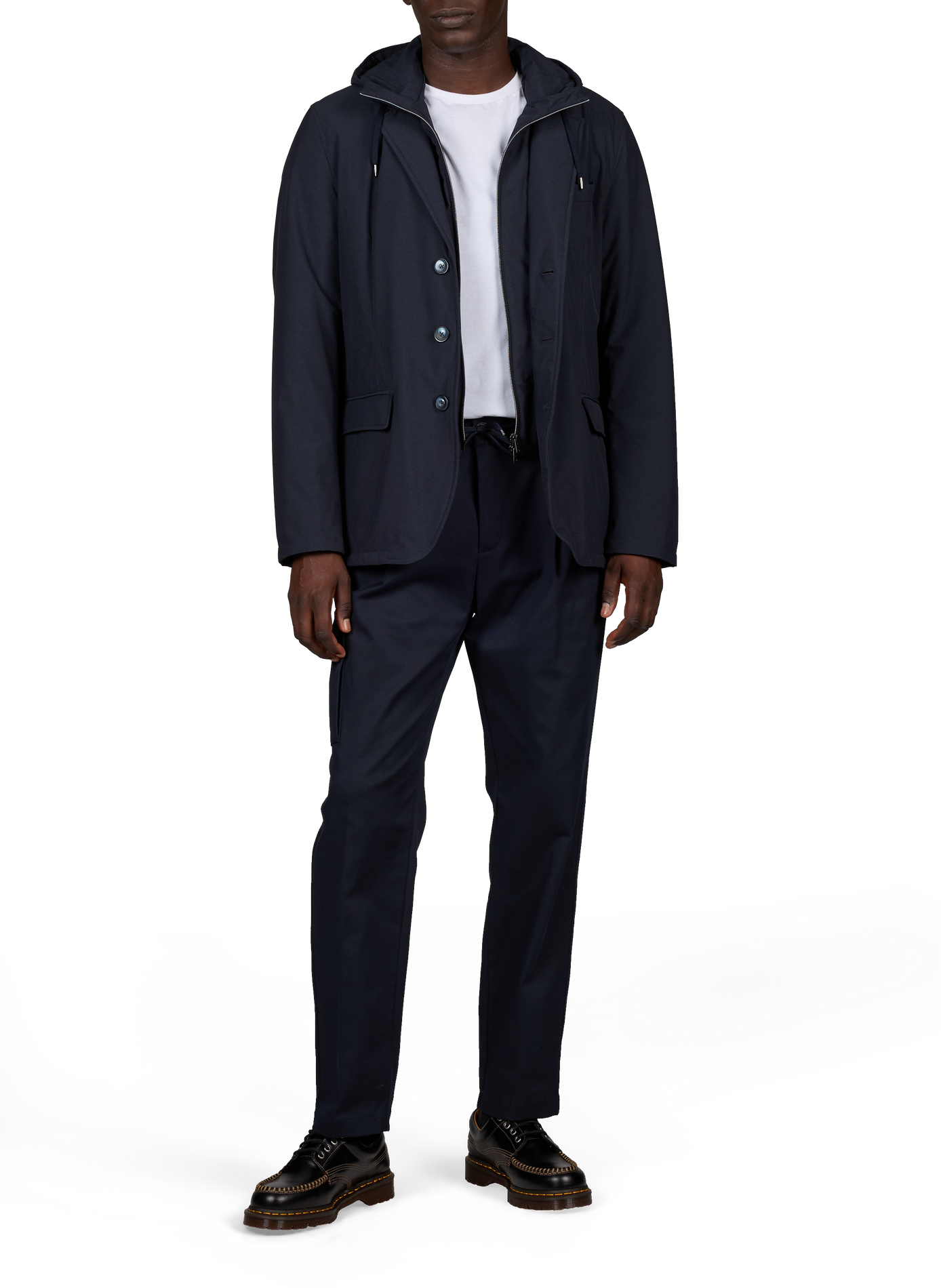 Blazer 2-in-1 met verwijderbare overlay HERNO Blauw