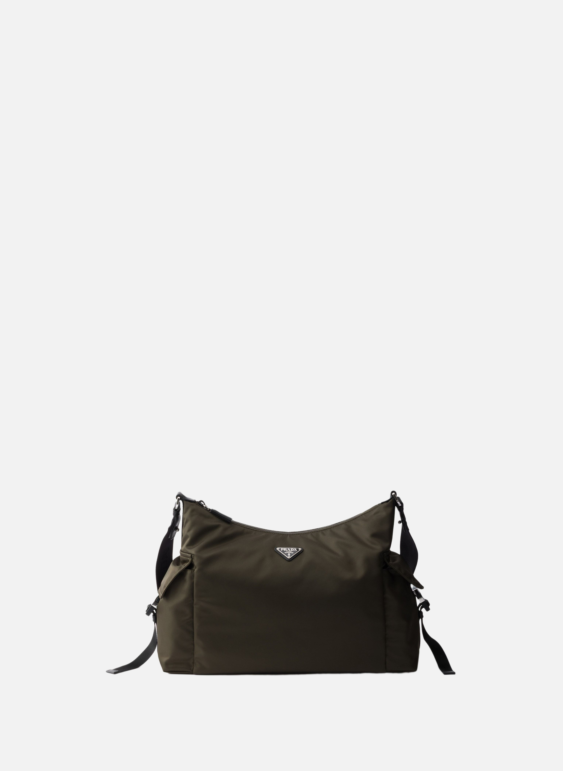 Sac prada explore en re-nylon et cuir PRADA Vert