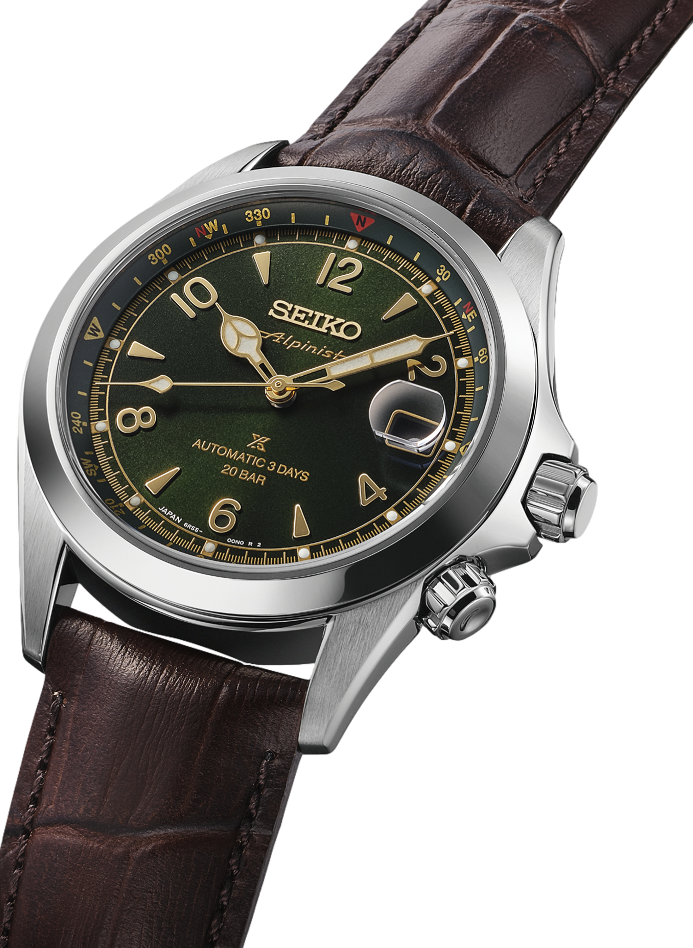 Montre automatique Prospex en cuir SEIKO Vert