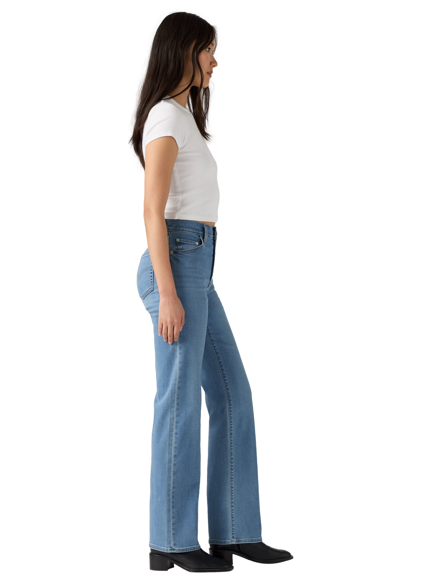 Gerade geschnittene blaue Jeans aus Baumwolle LEVI'S Blau