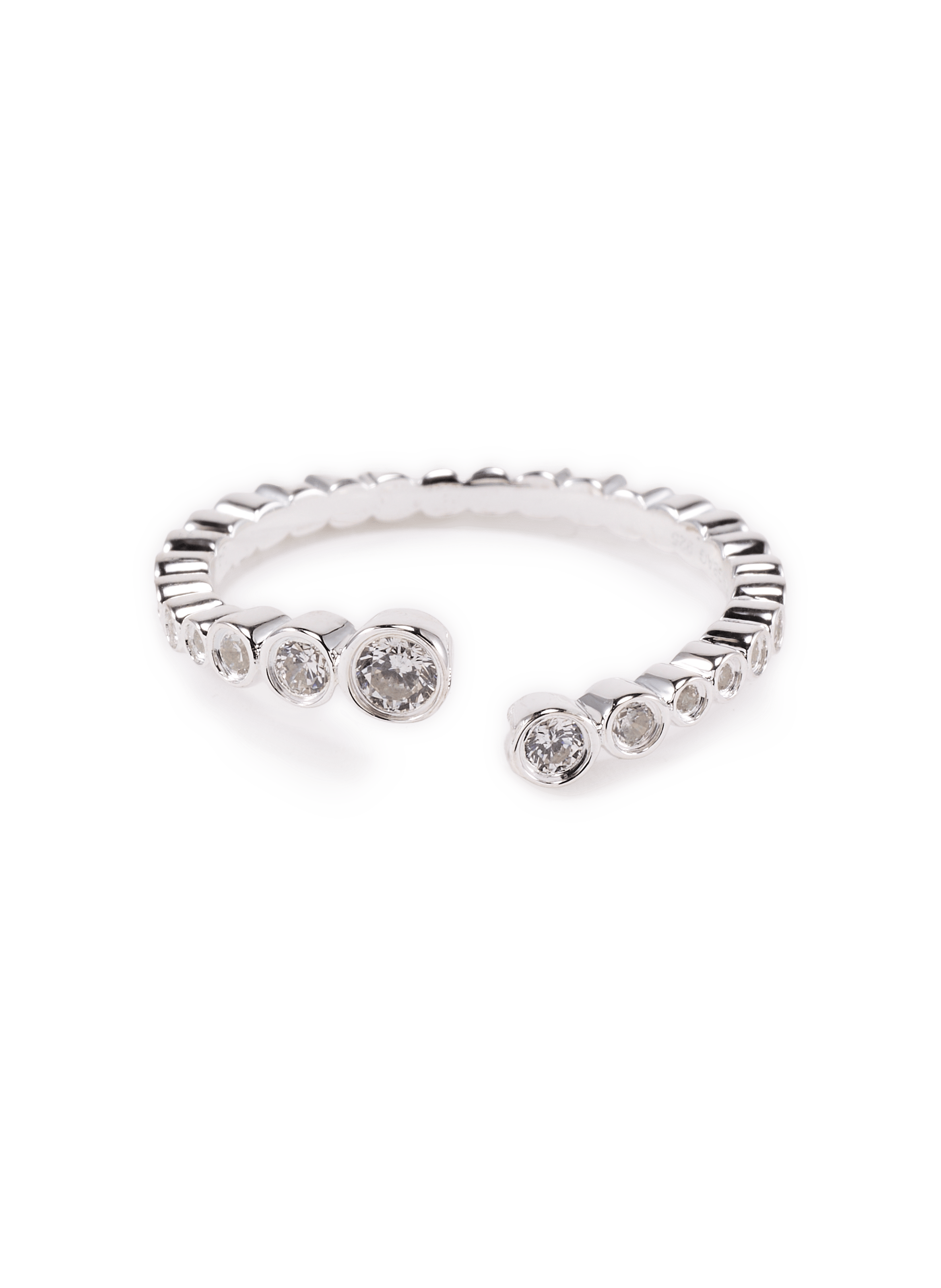 Bague ajustable en argent mélangé RAGBAG Golden