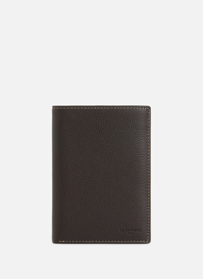 Charles large vertical leather wallet LE TANNEUR