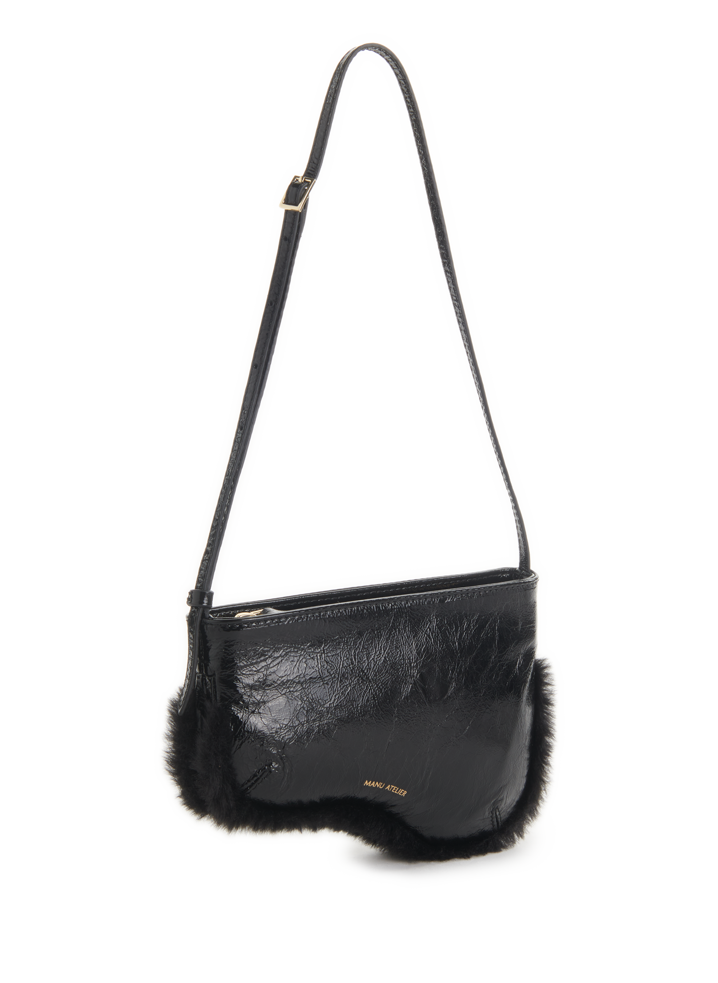 Sac à main Mini Curve en cuir