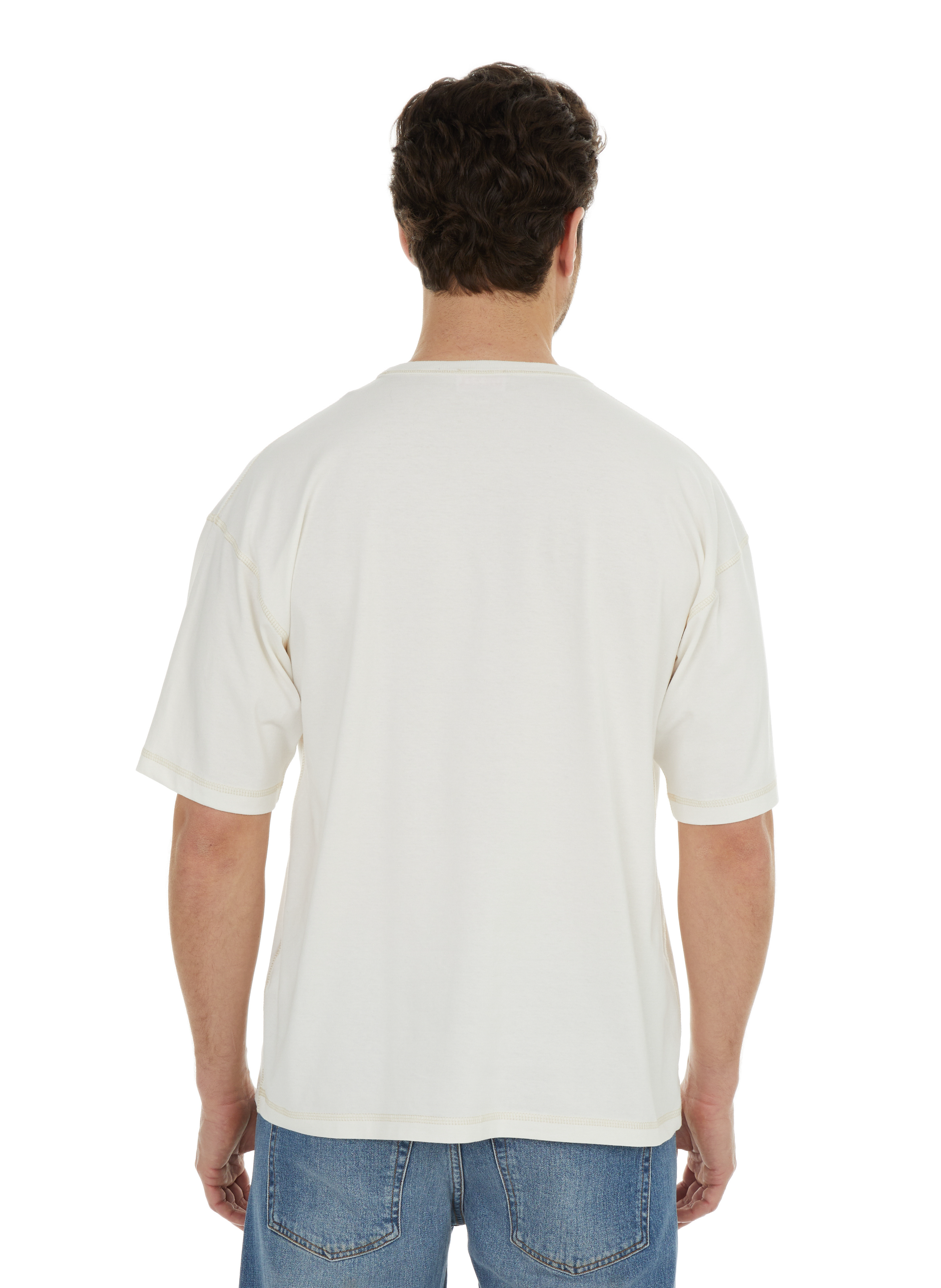 Oversized cotton T-shirt DIESEL White