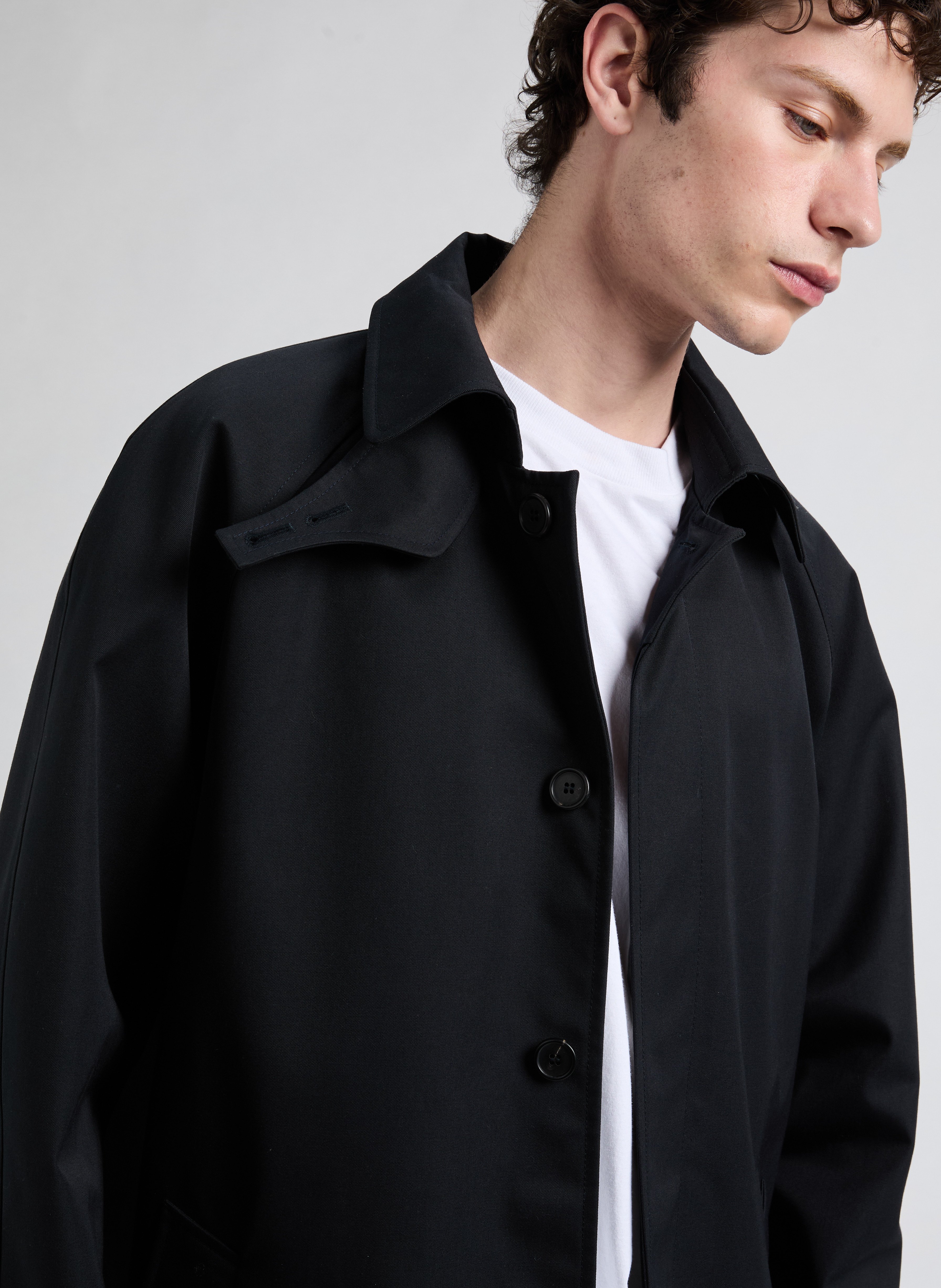 Trench Abym en coton mélangé SAISON 1865 Bleu