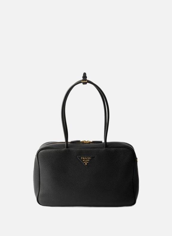 Grand sac à main en cuir Noir by PRADA PRADA Grand sac à main en cuir Noir