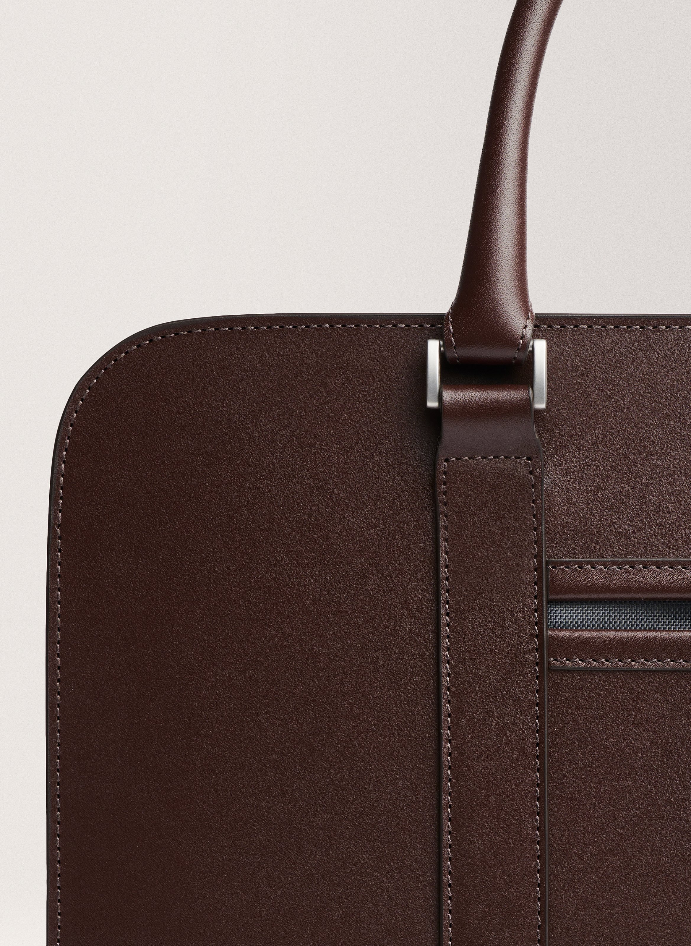 Porte-documents 'Palissy Double' en cuir vachetta CARL FRIEDRIK Marron