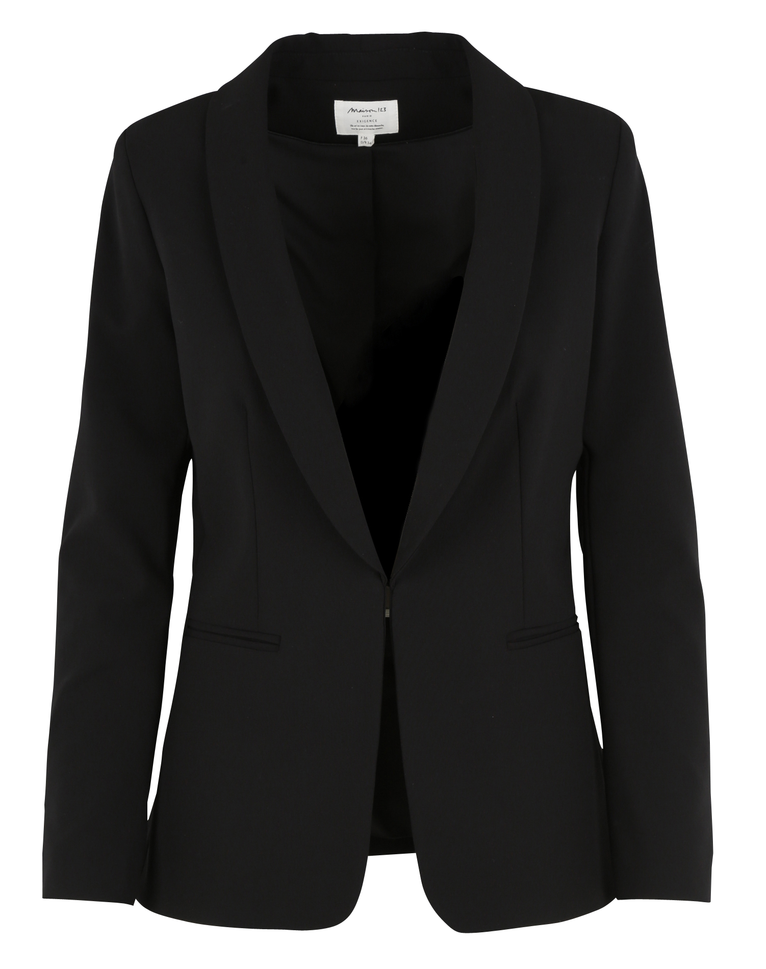 Veste col tailleur reine MAISON 123 Noir