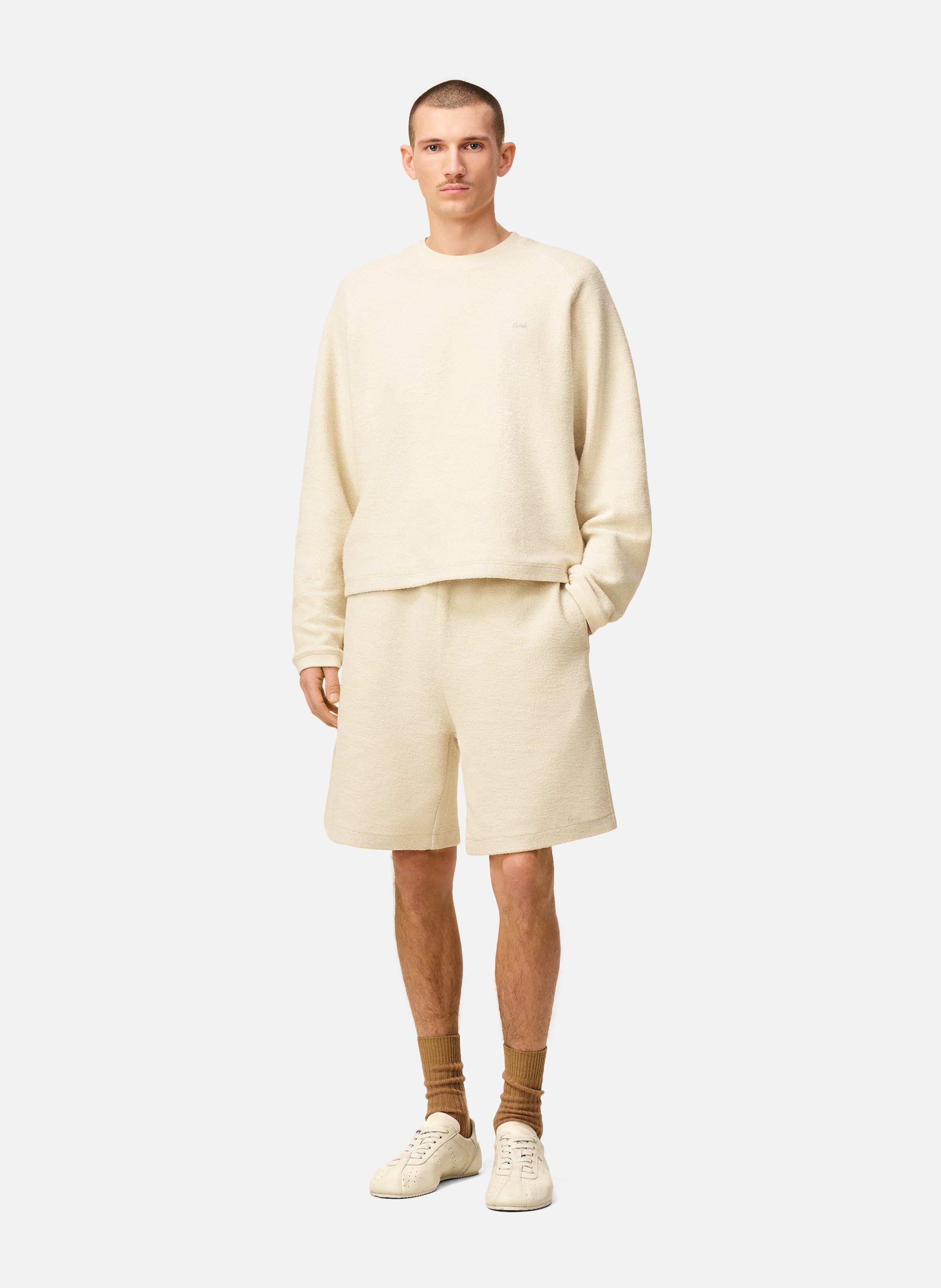 Short en coton AMI PARIS Blanc