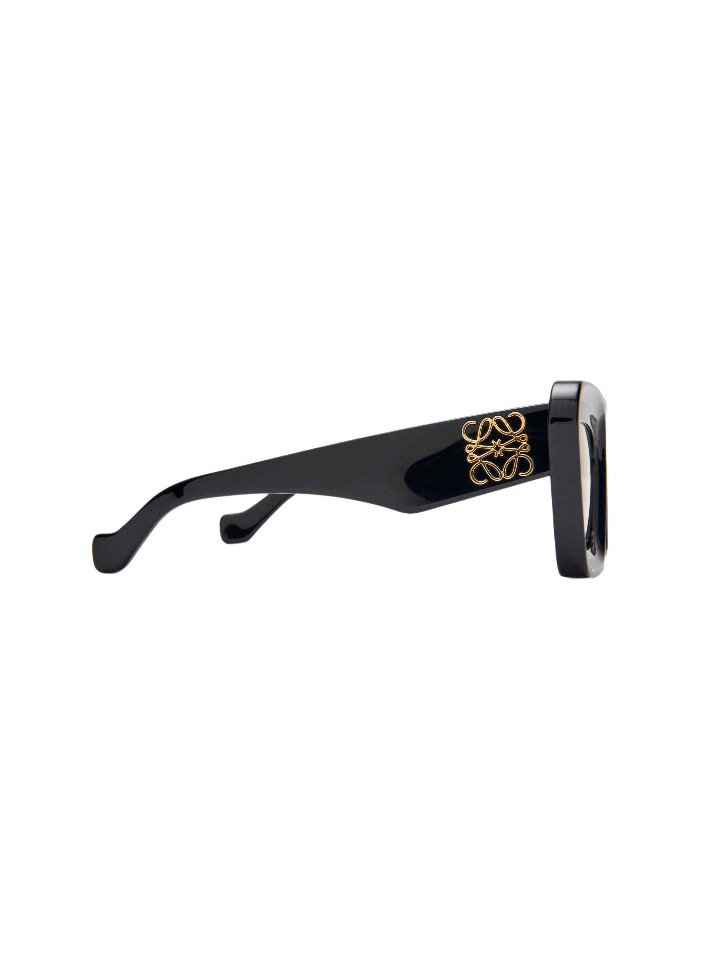 Transparent Beveled Cateye Sunglasses LOEWE Black