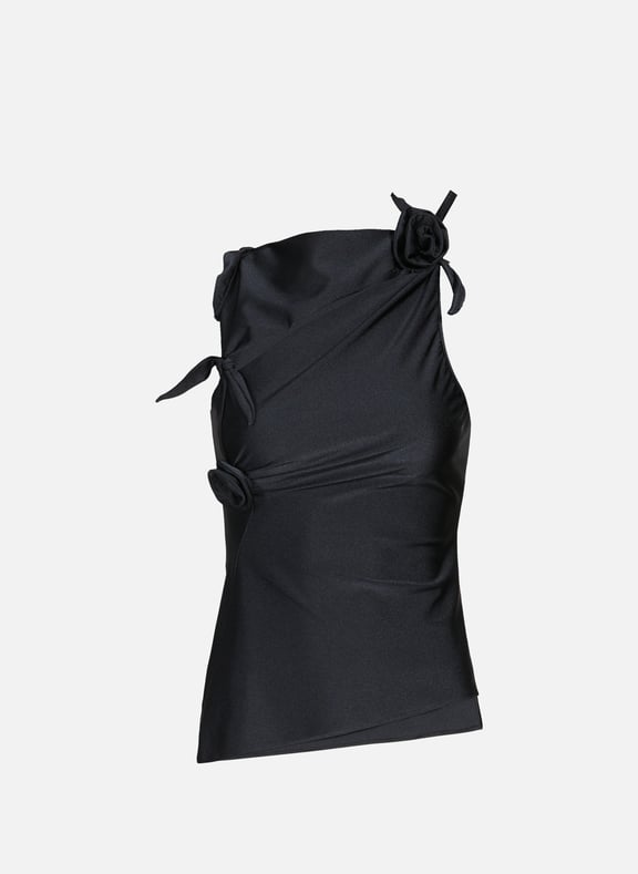 Top sans manches à fleurs Noir by COPERNI COPERNI Top sans manches à fleurs Noir