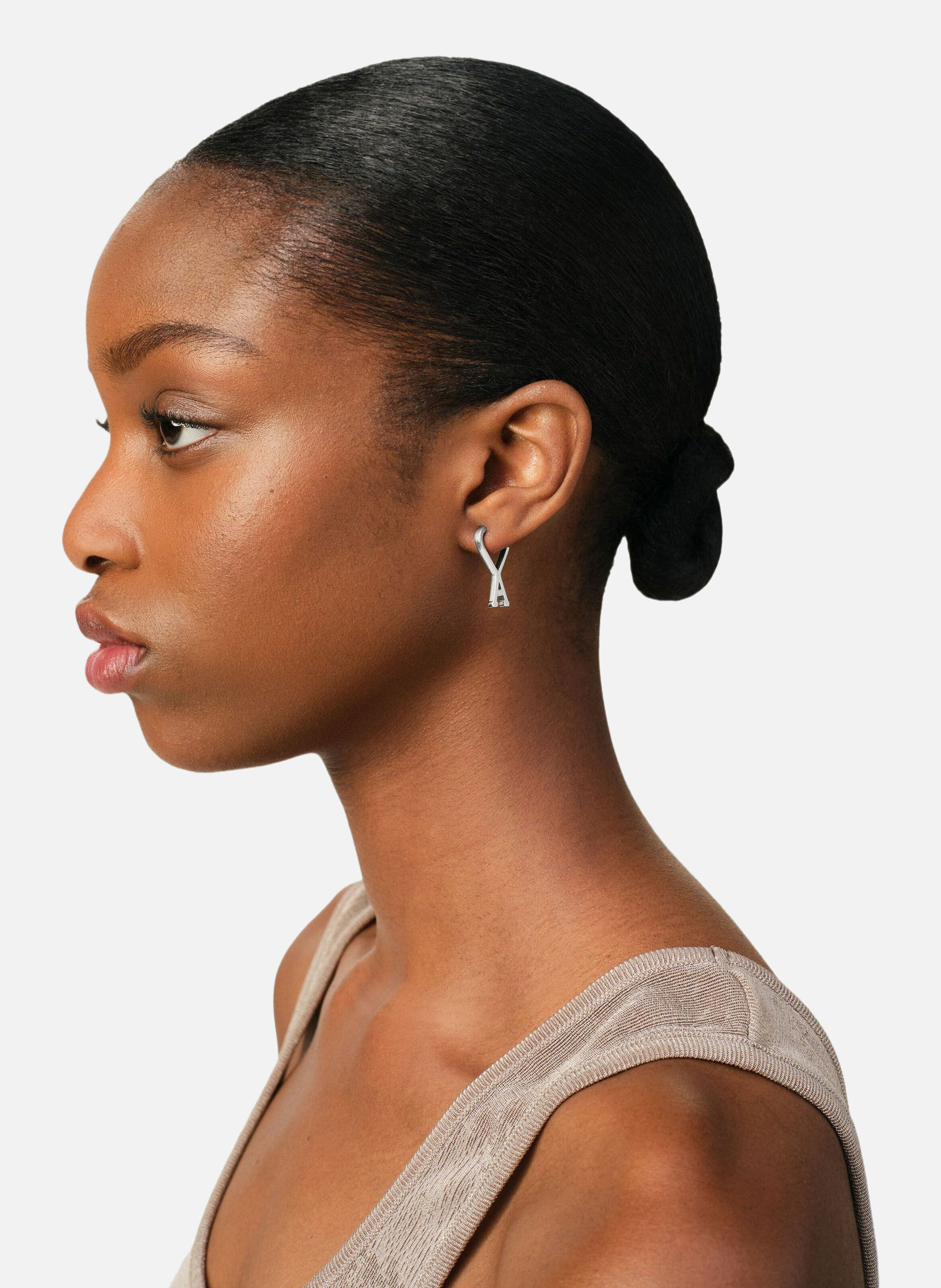 Petites Créoles Ami de Coeur unisexe AMI PARIS Argent