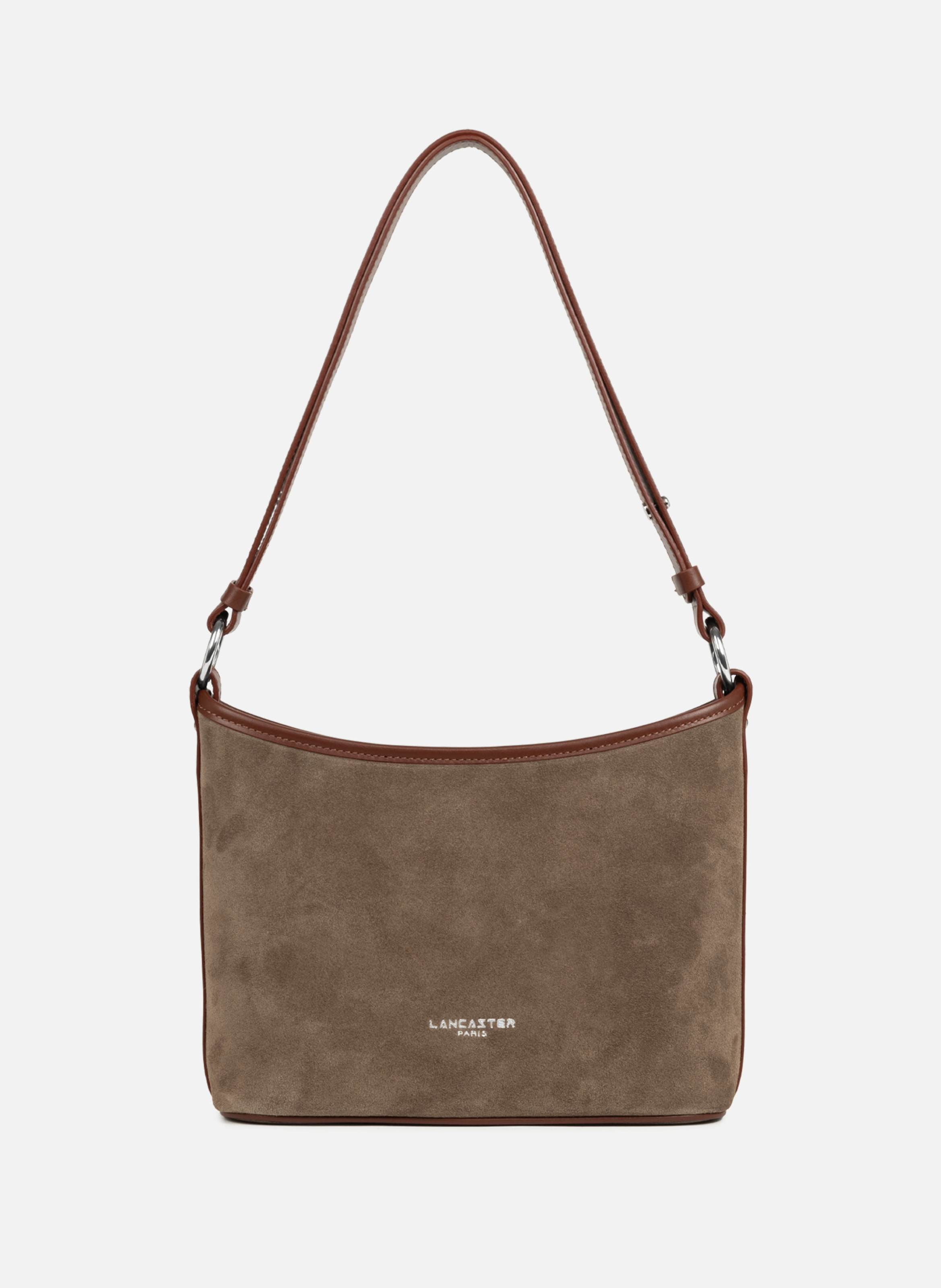 LANCASTER Small bucket bag - Suède Brown