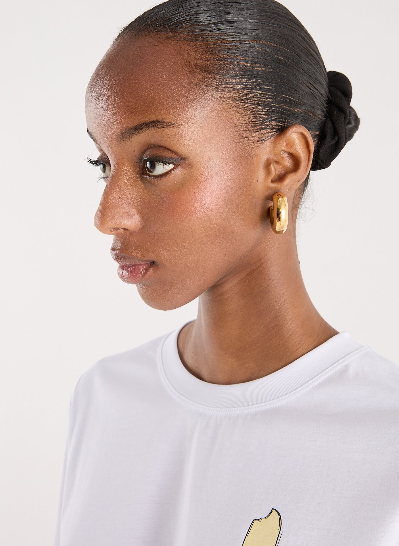 Hoop earrings AU PRINTEMPS PARIS Golden