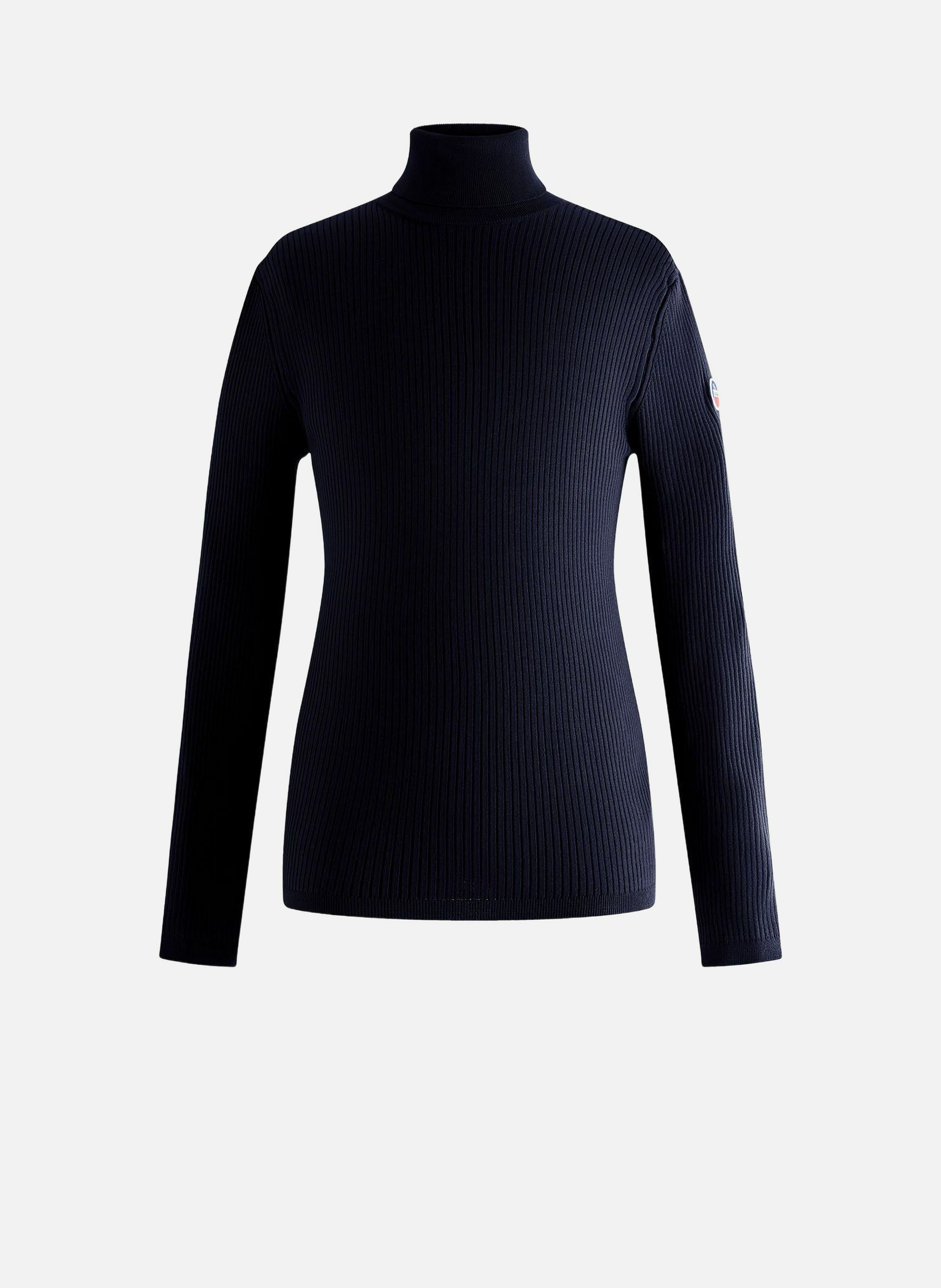 Pull ancelle col roulé coupe regular FUSALP Bleu