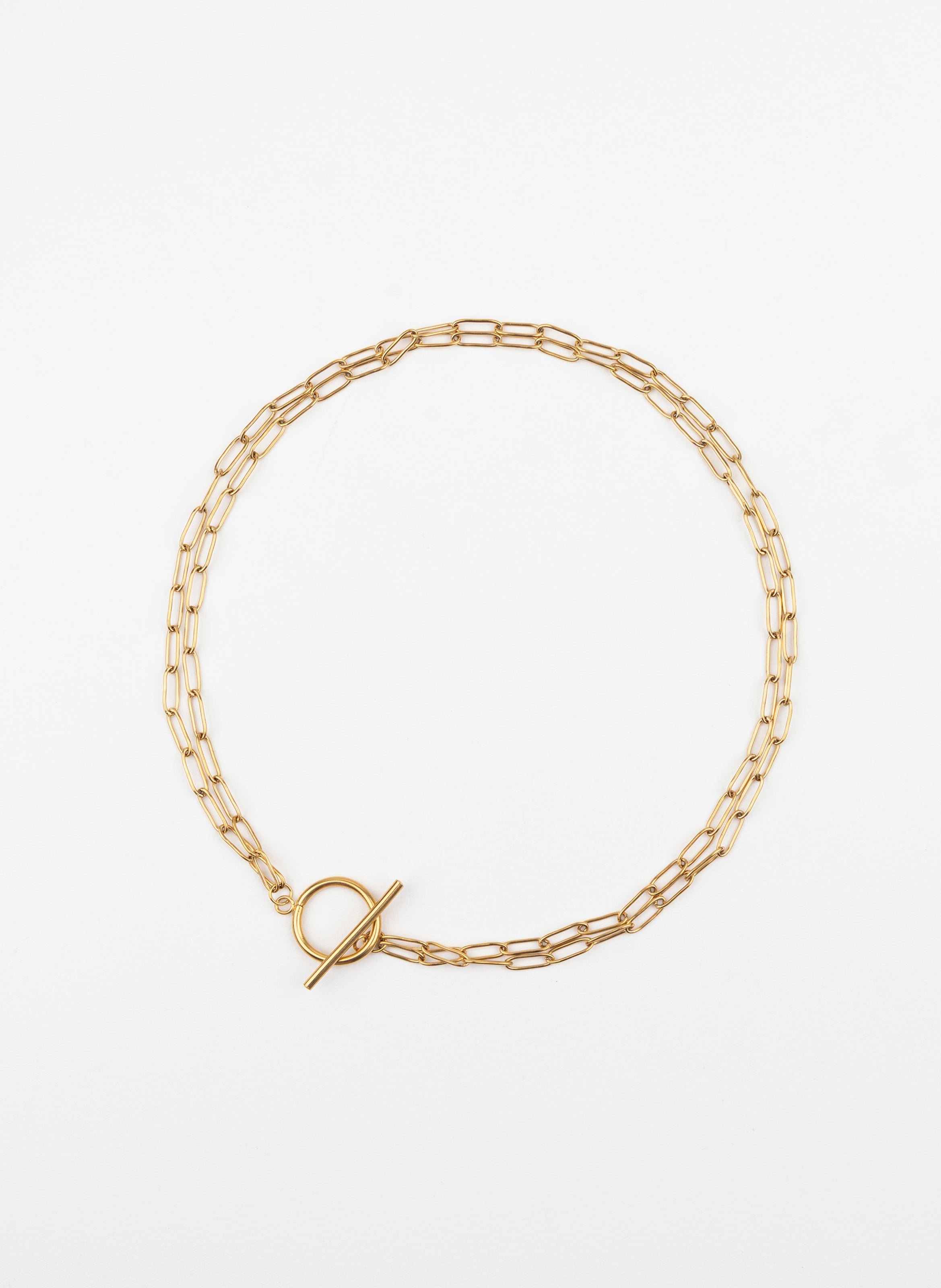 Collier éclair en acier inoxydable DoréKURAGE GINZA