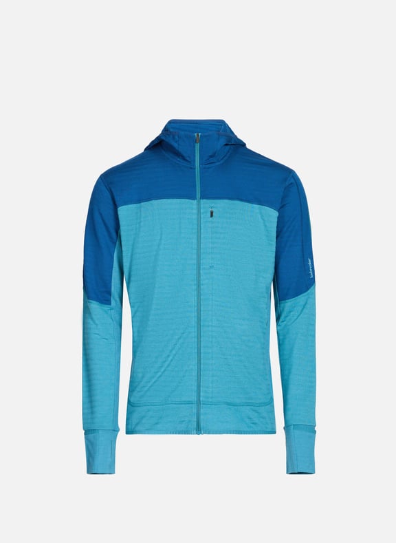 Gilet à capuche Bleu by ICEBREAKER ICEBREAKER Gilet à capuche Bleu