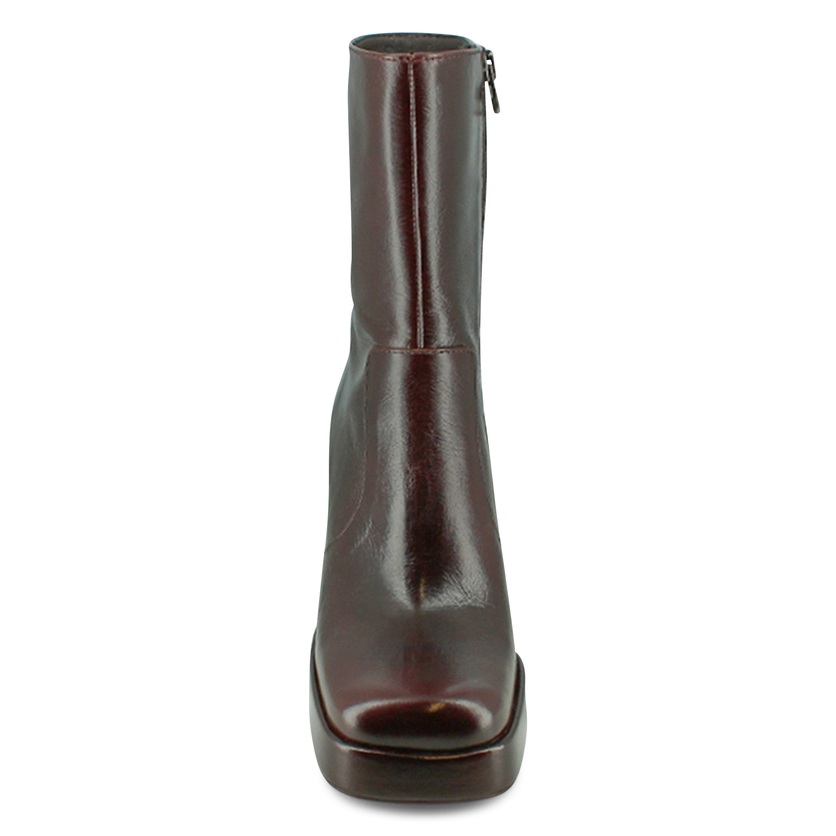 Bottines à talons en cuir vieilli ben JONAK Marron