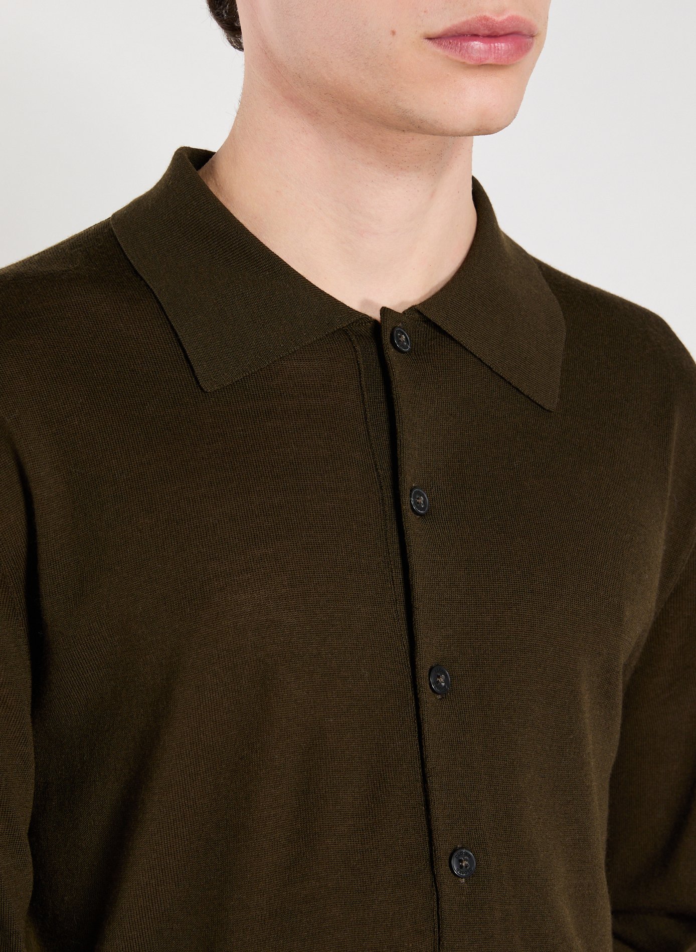 Polo à manches longues CLOSED Vert