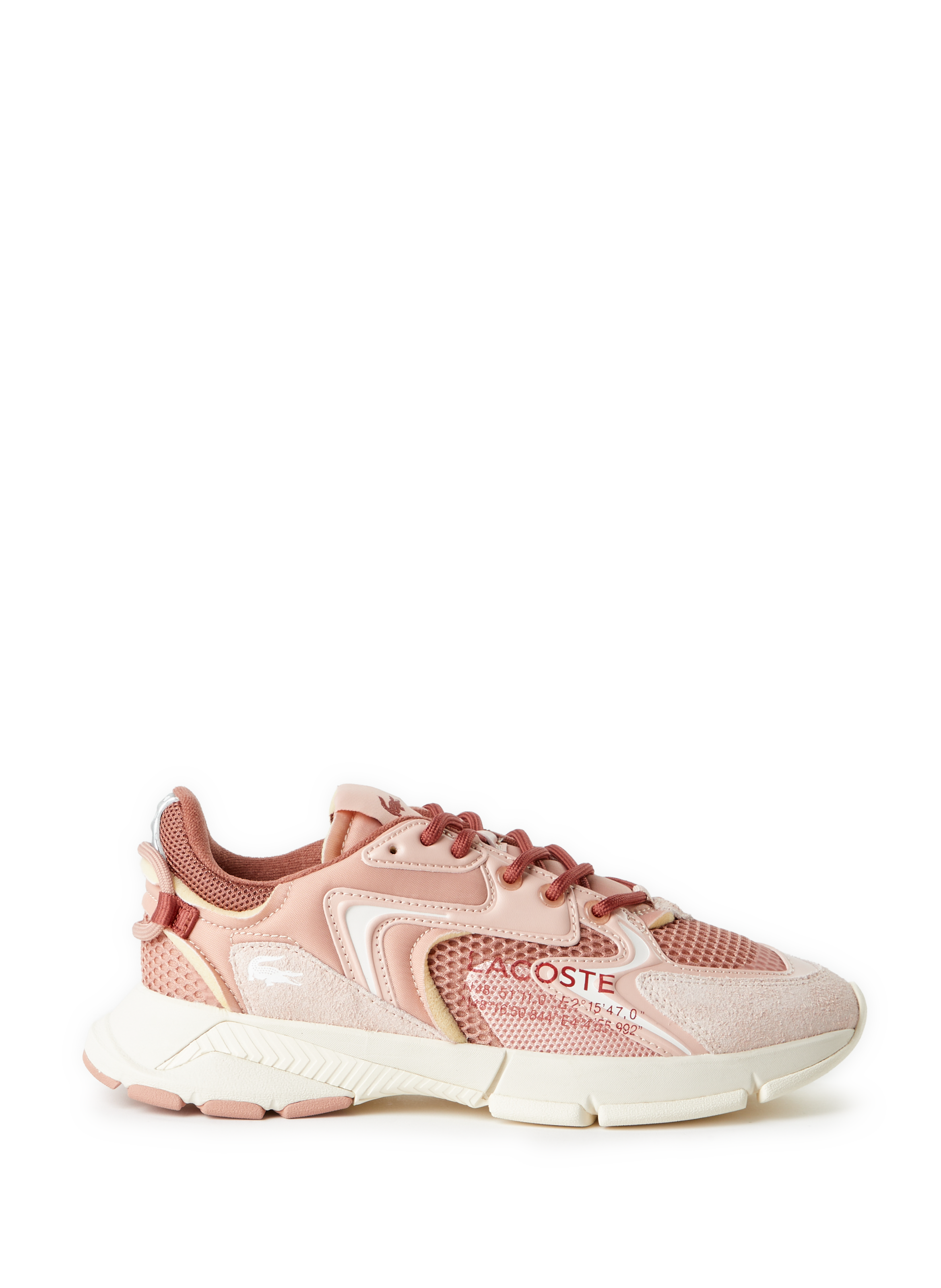 LACOSTE Grooved sneakers Pink
