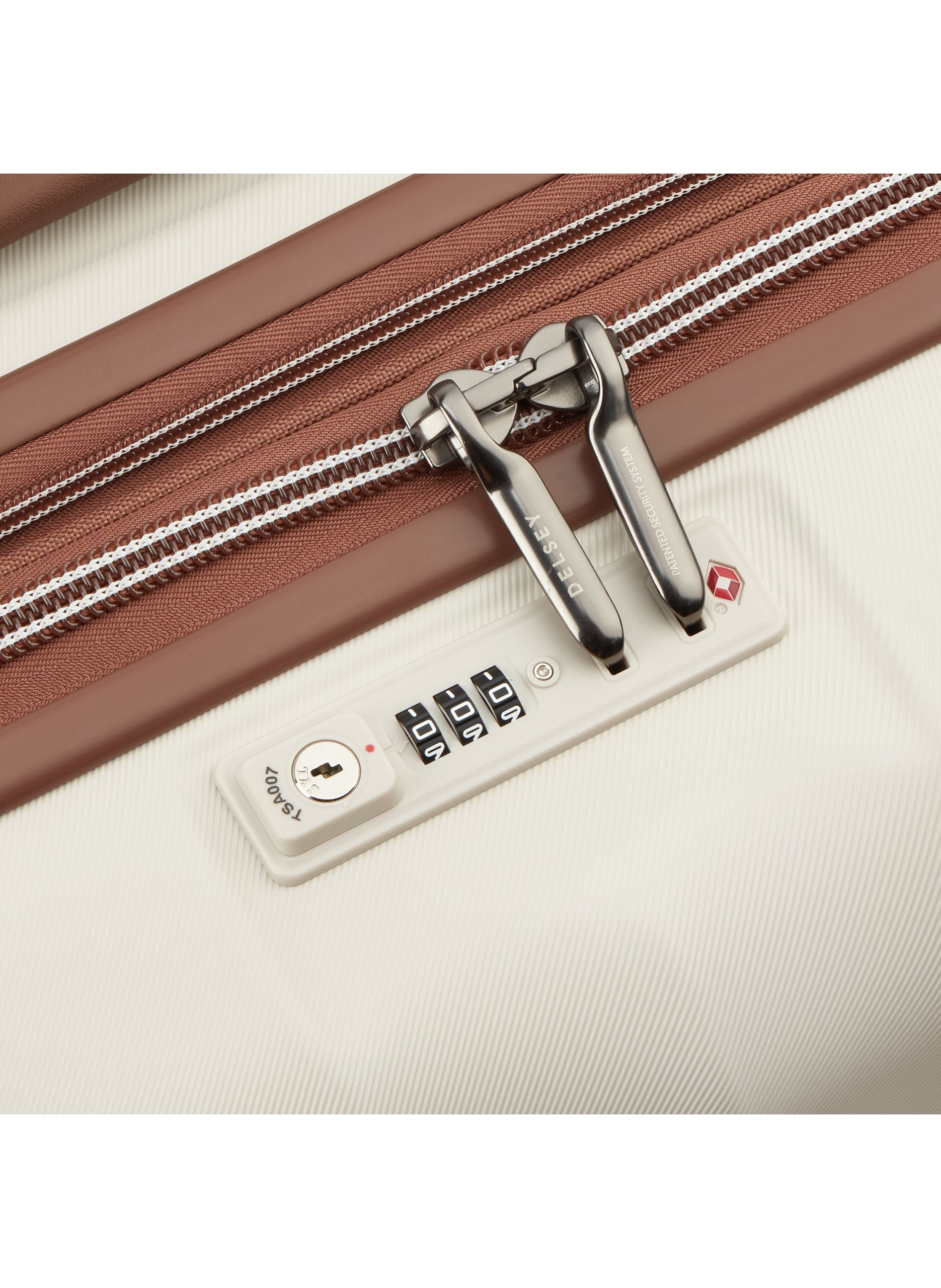 Valise soute rigide taille l - carrousel 2 DELSEY PARIS Blanc