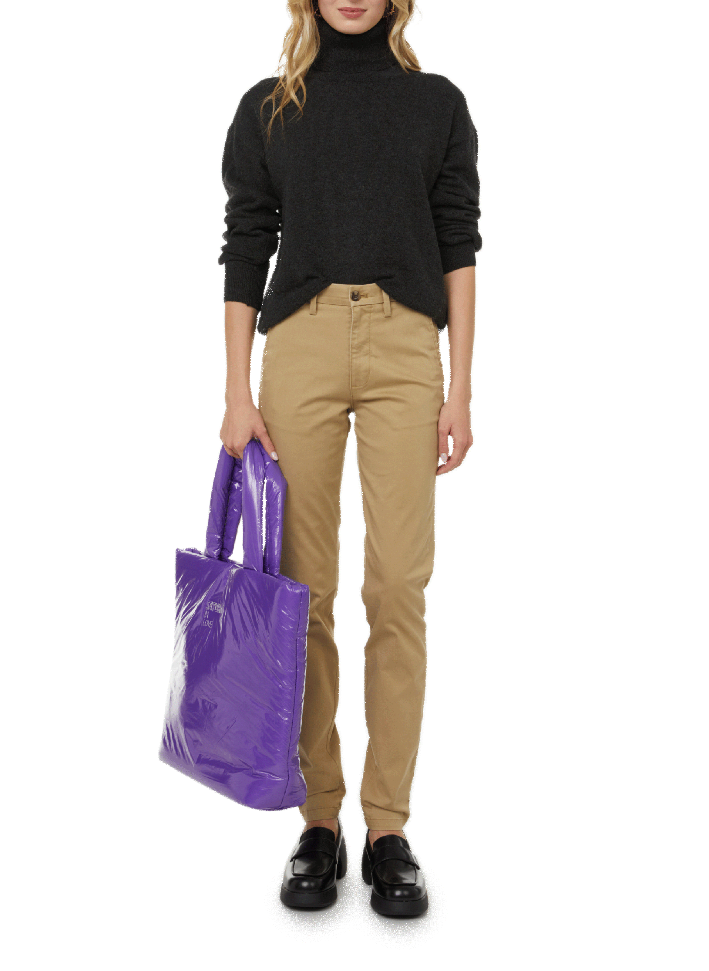 Sac cabas en nylon  SAISON 1865 Violet