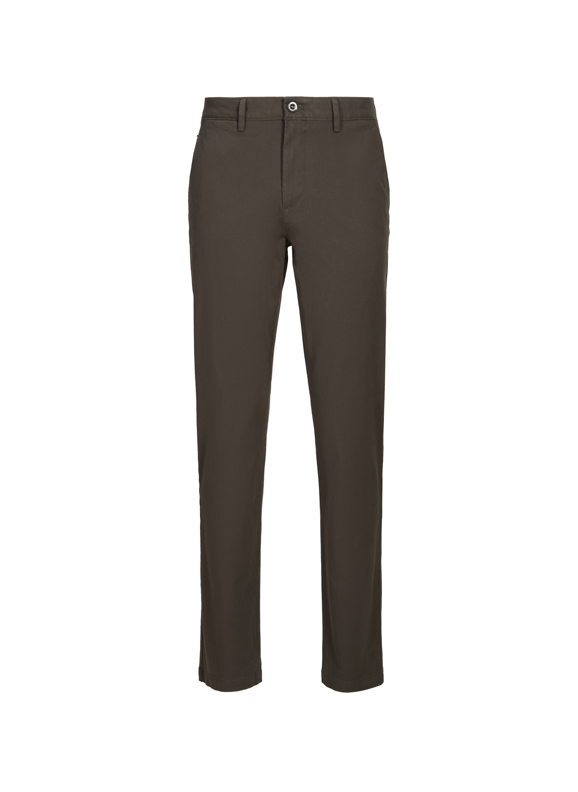 DOCKERS Pantalon Chino en coton mélangé Kaki
