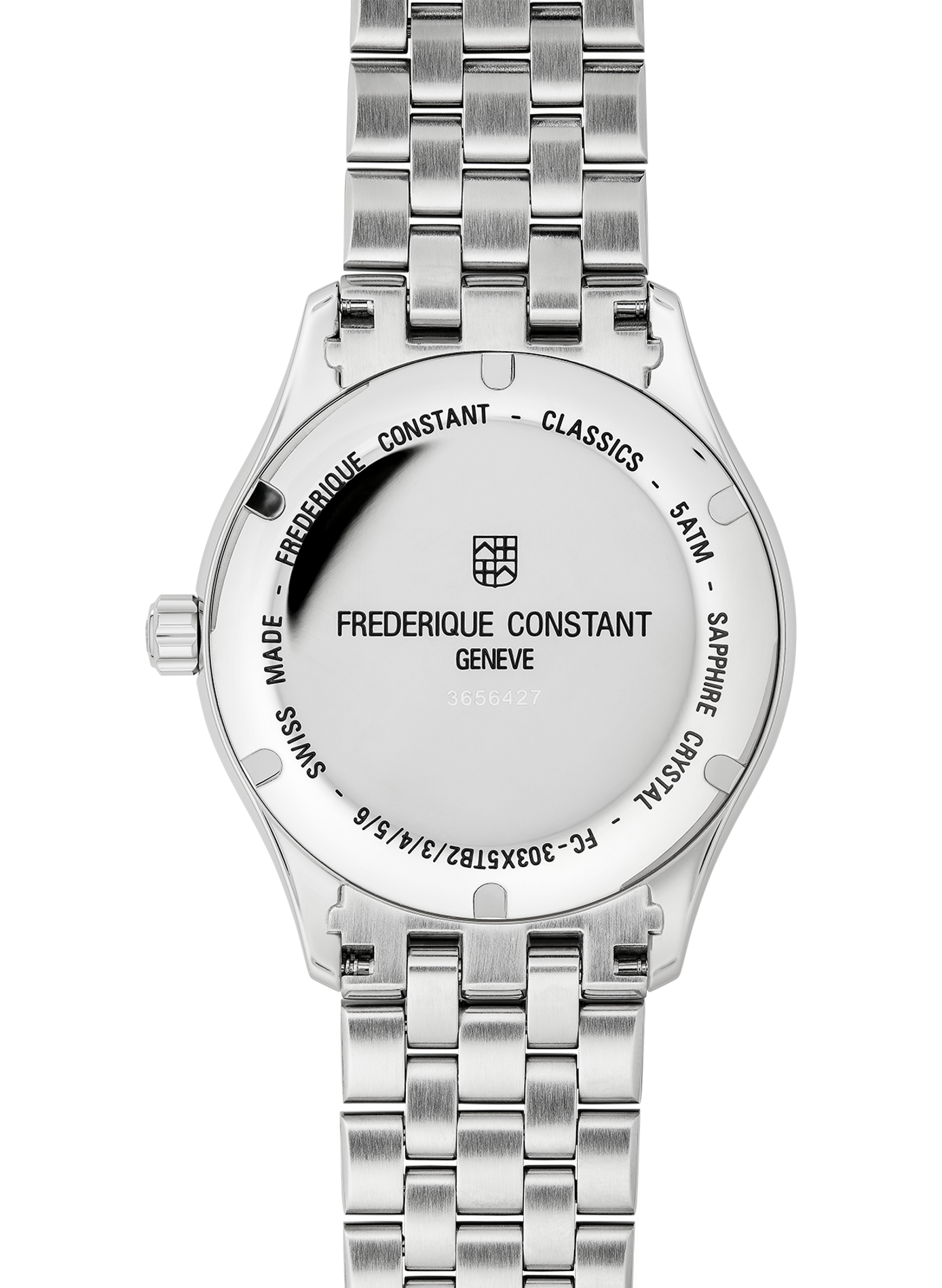 Montre automatique en acier FREDERIQUE CONSTANT Noir