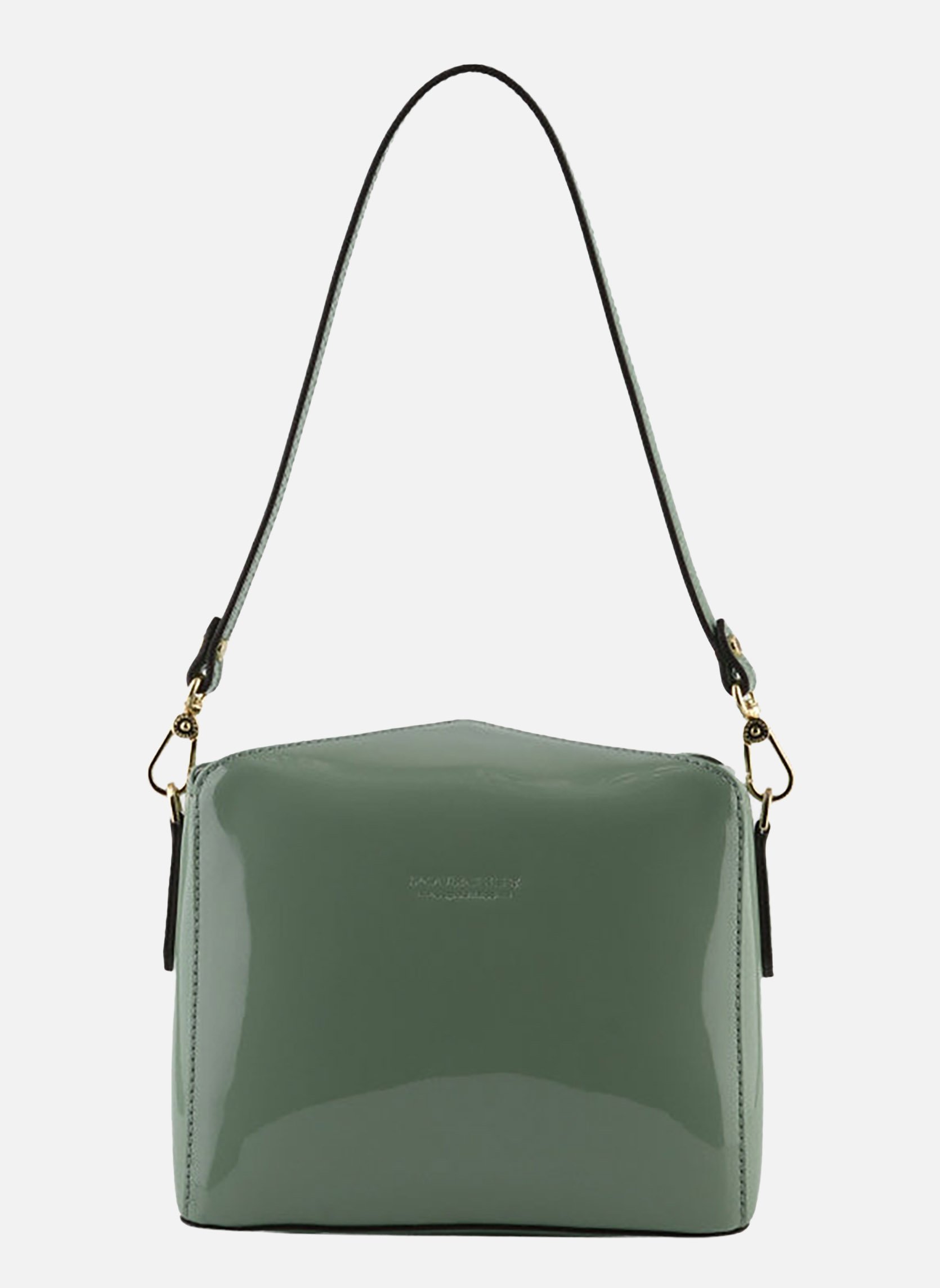 Cassetta vernis - sac porté épaule POURCHET Gris