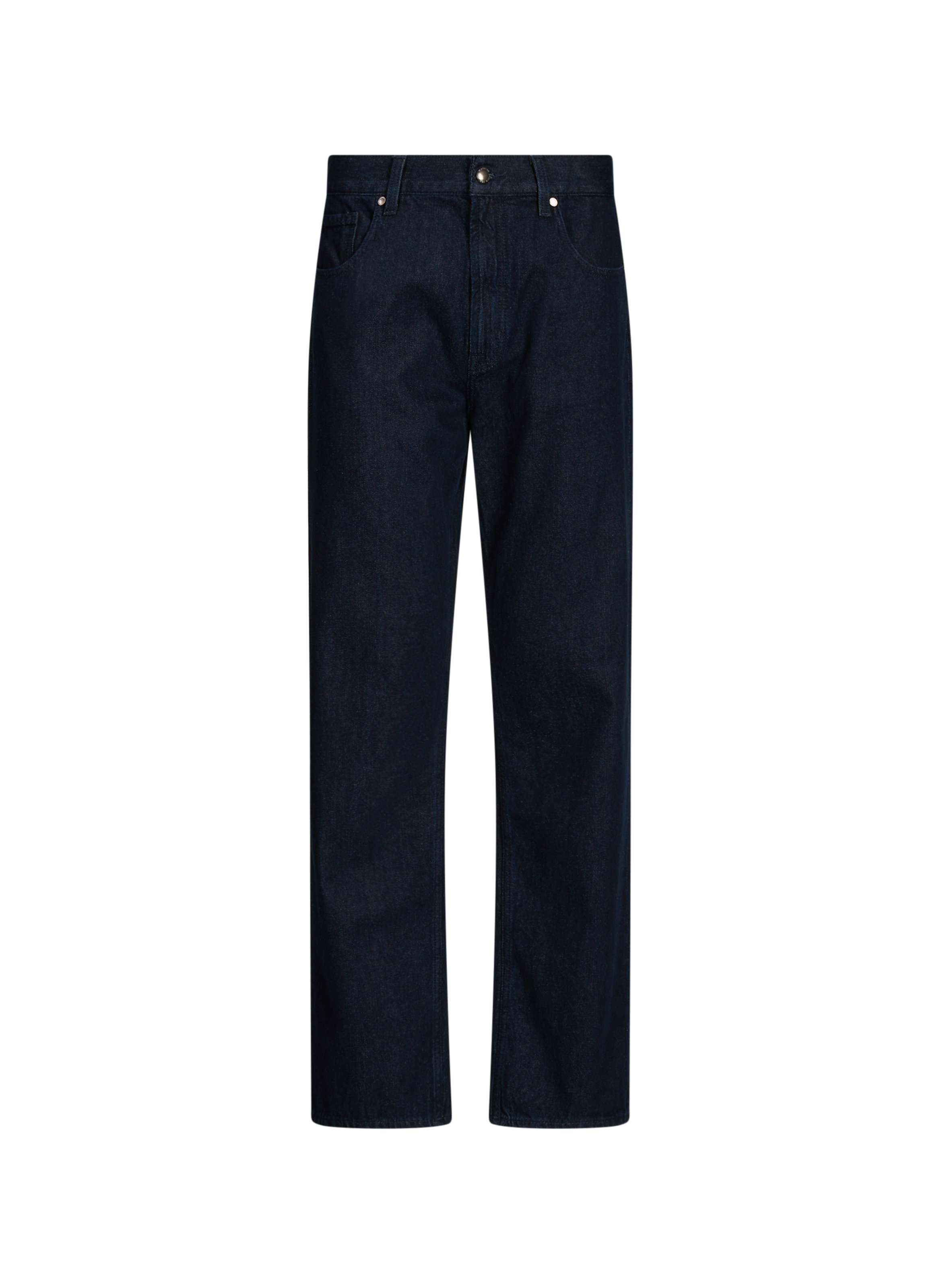7 FOR ALL MANKIND Jean droit en coton Bleu