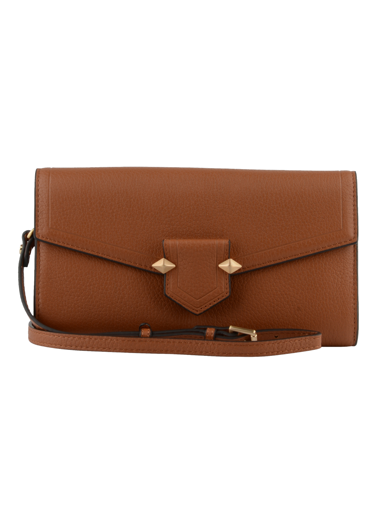 Sèvres | pochette en cuir de vachette POURCHET Marron